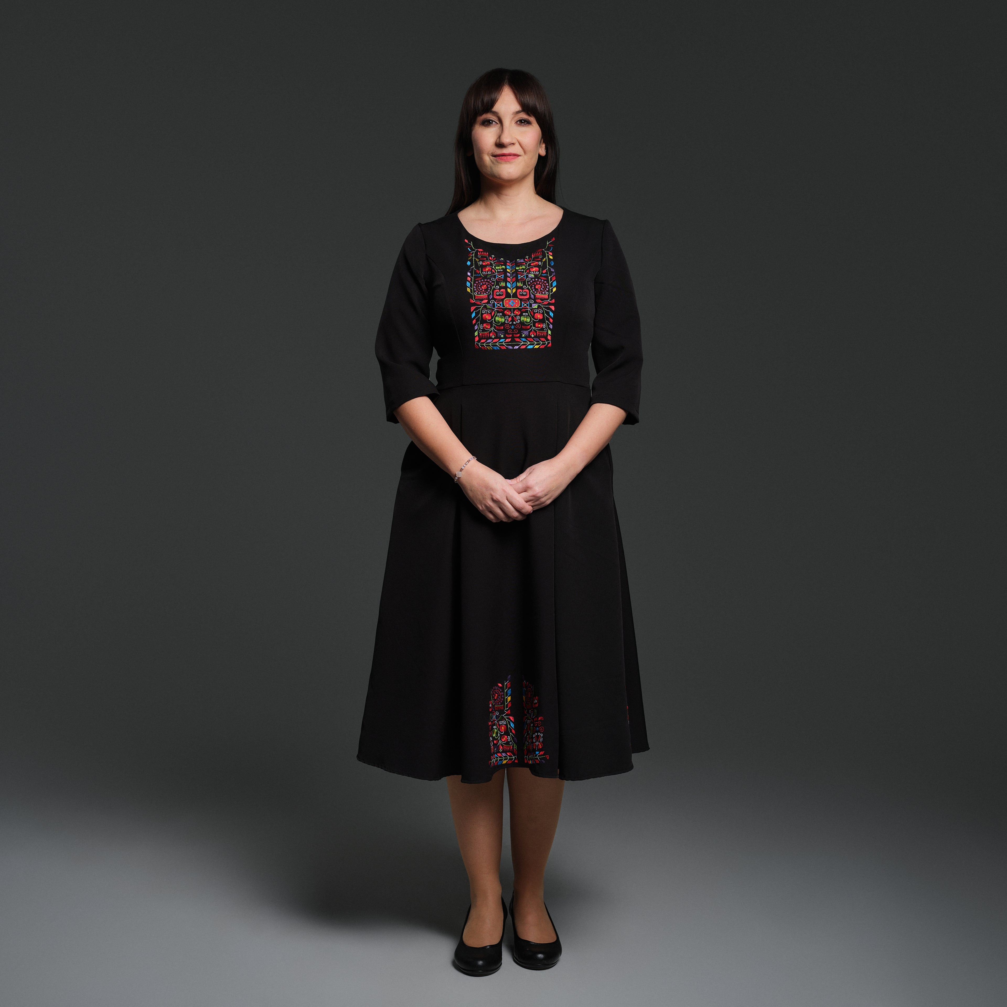 Рокля с ръкави "Плодовете на живота"