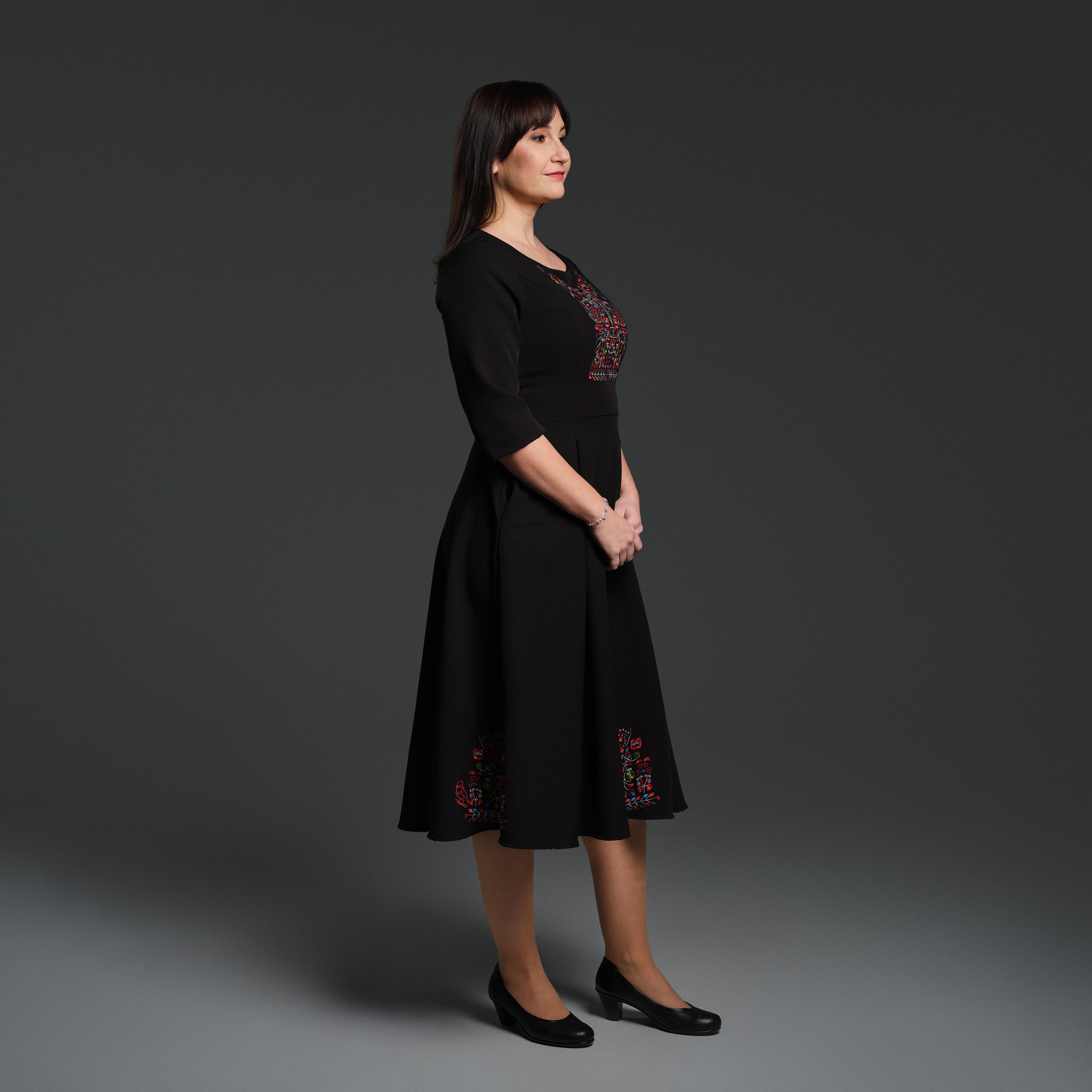 Рокля с ръкави "Плодовете на живота"