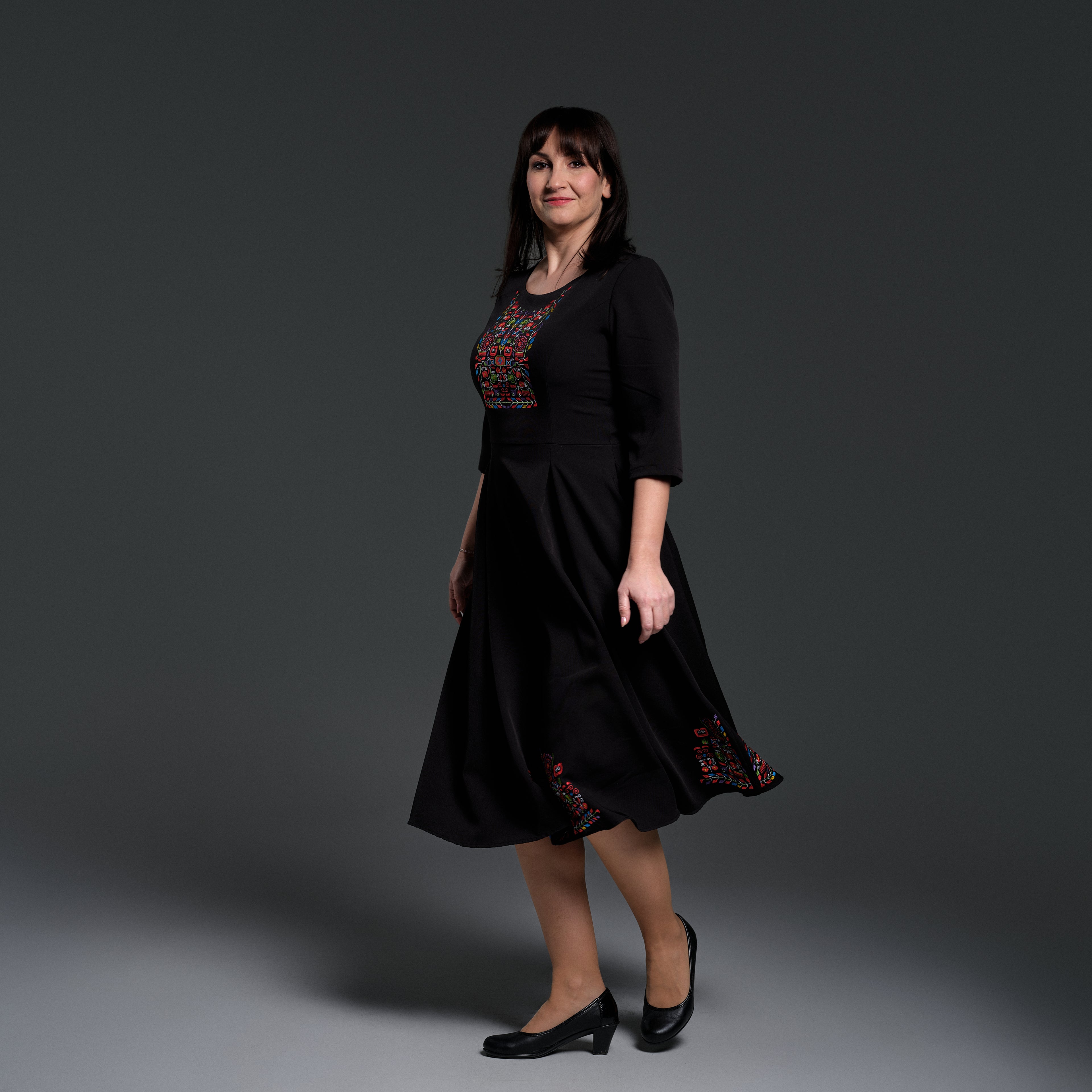 Рокля с ръкави "Плодовете на живота"