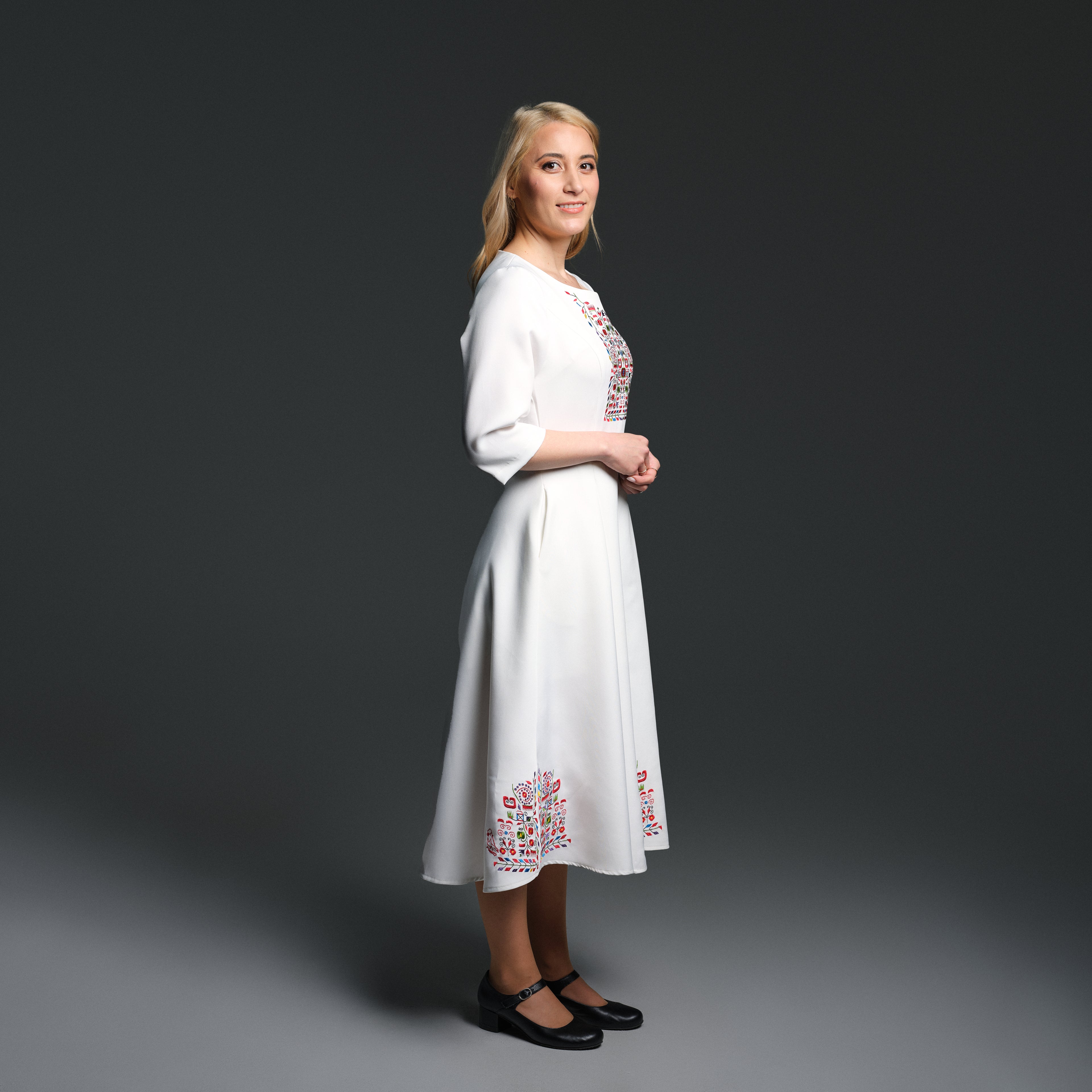 Рокля с ръкави "Плодовете на живота"