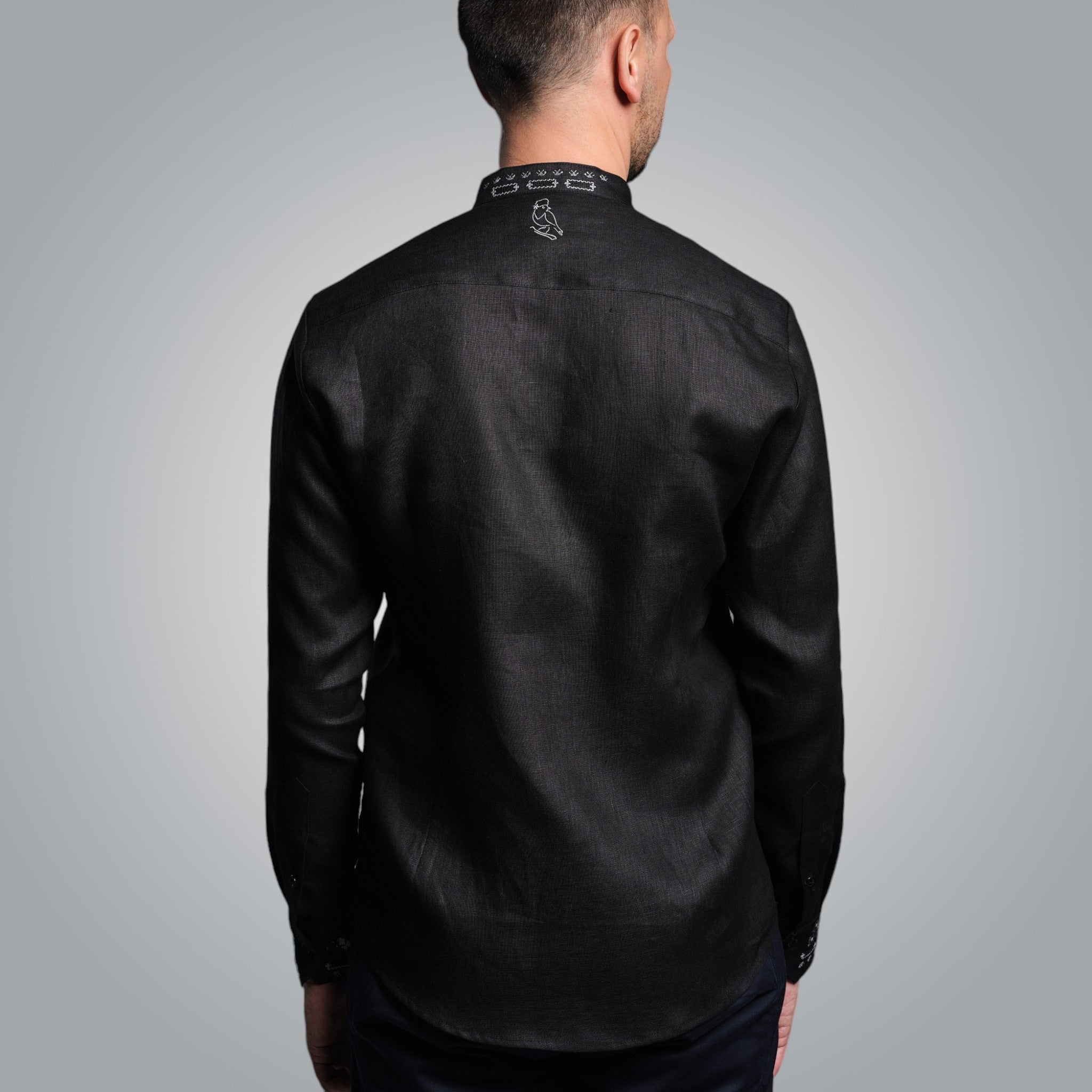 Ленена риза с маншети "Защита"