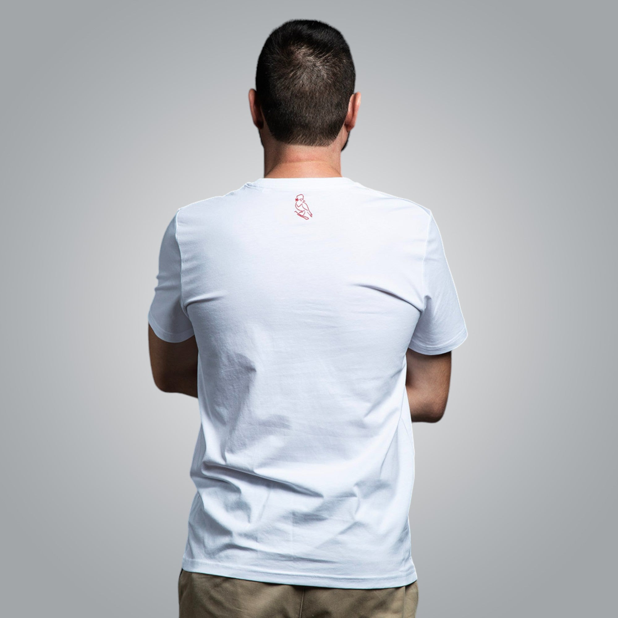 Тениска с детайл "Петли"