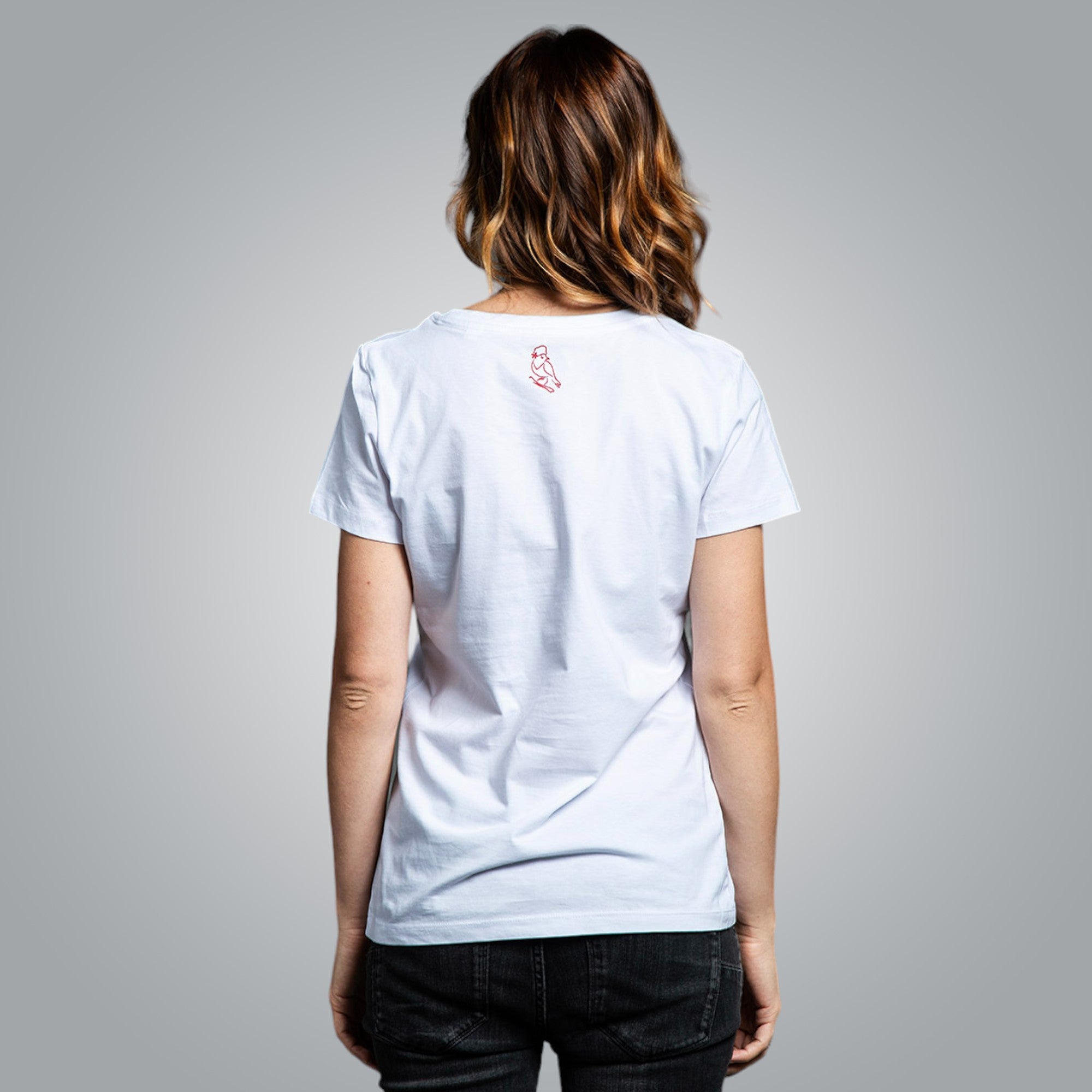 Дамска тениска с детайл "Петли"