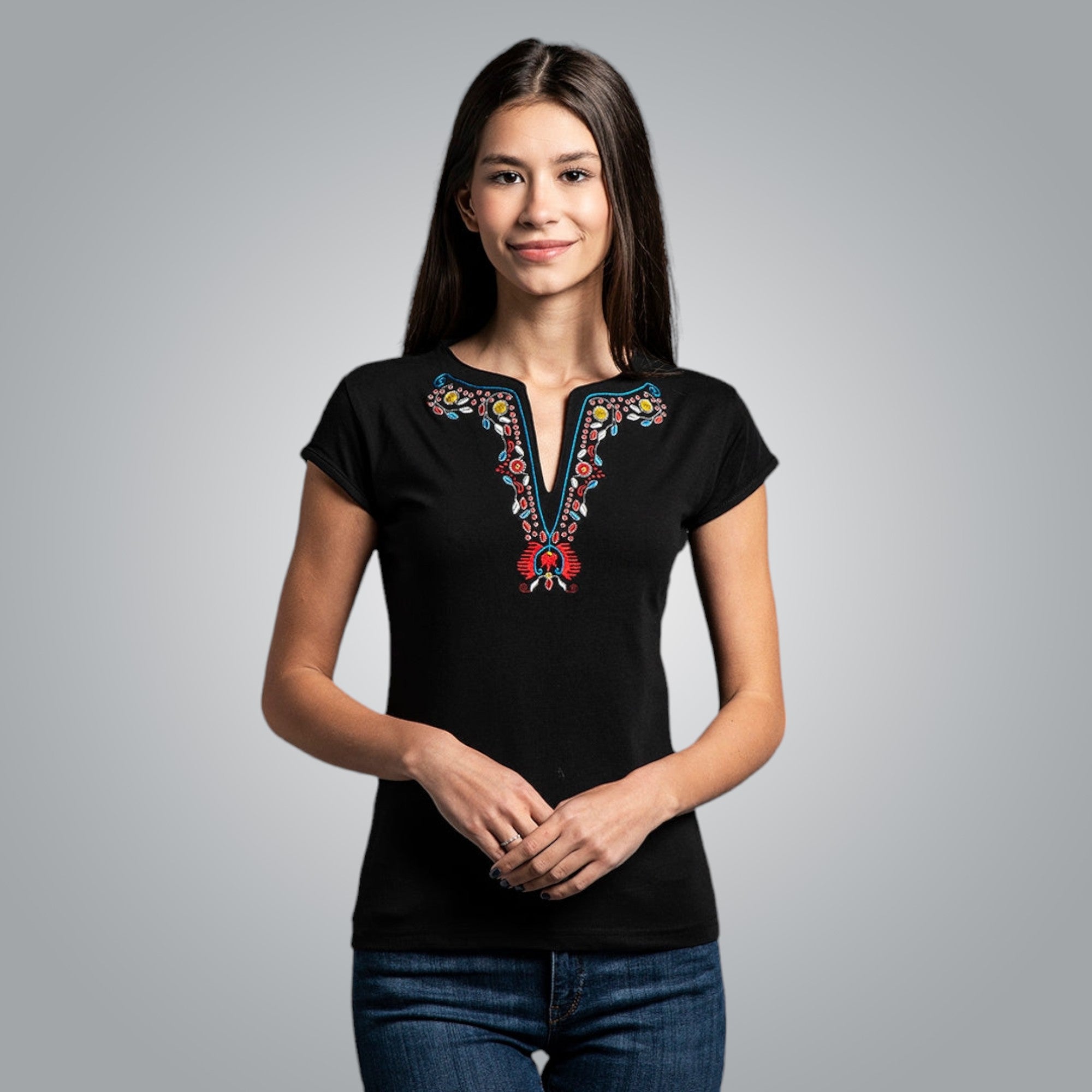 Тениска с V-деколте "Плодородие"