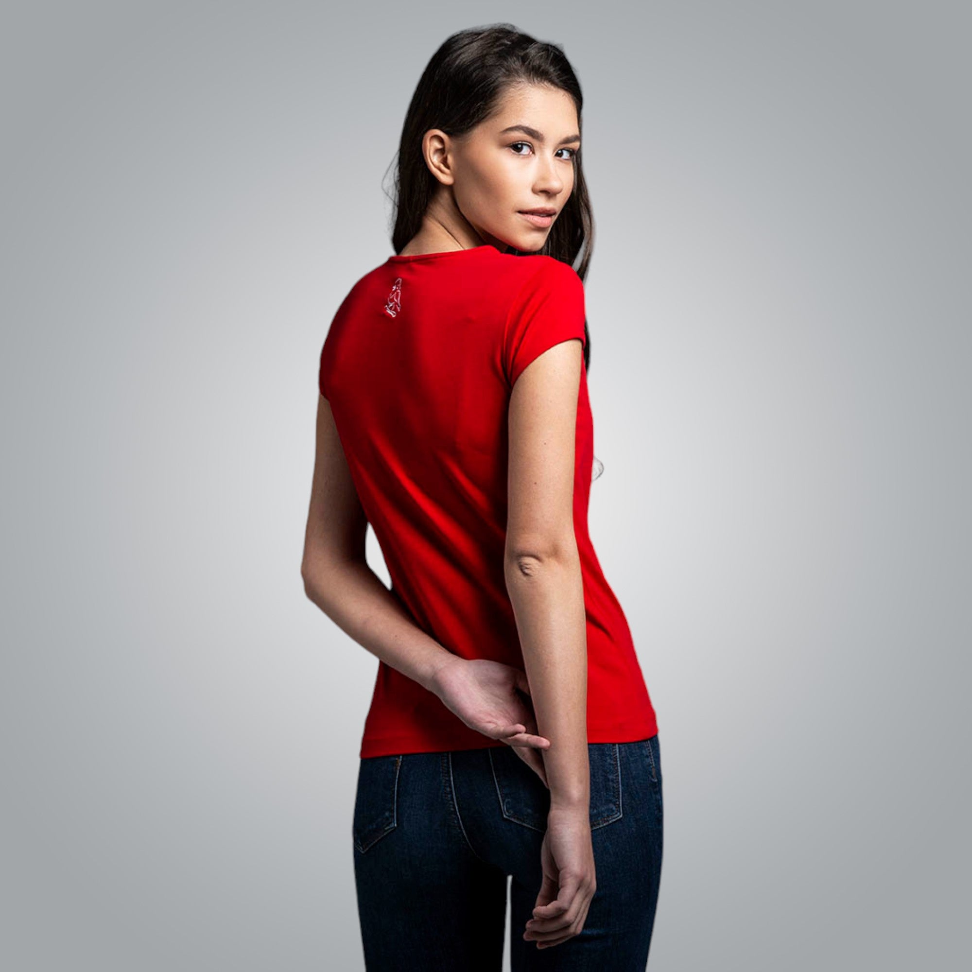 Тениска с V-деколте "Китка"