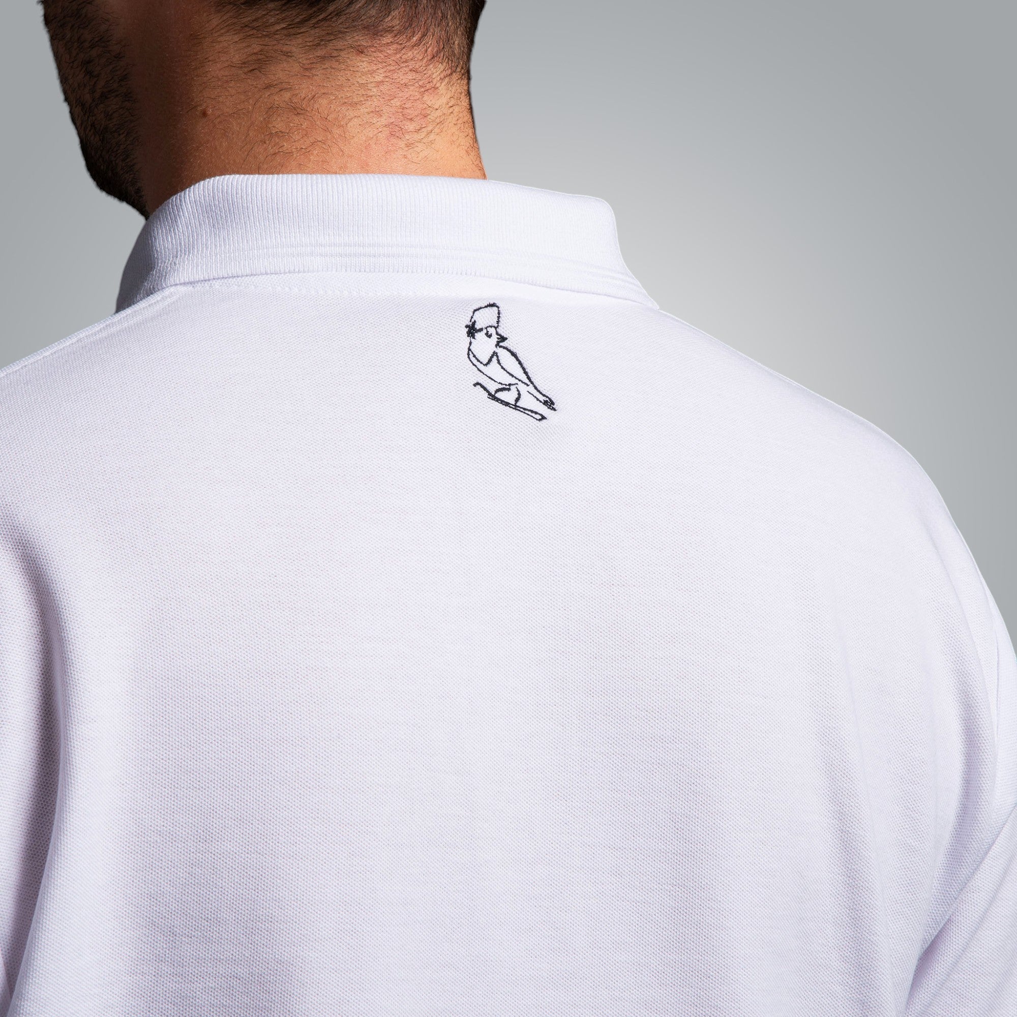 Тениска с яка "Китка"