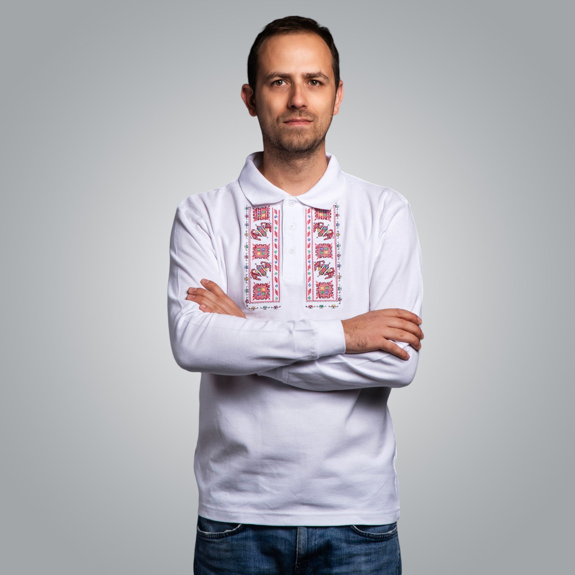 Блуза с яка "Традиционна"