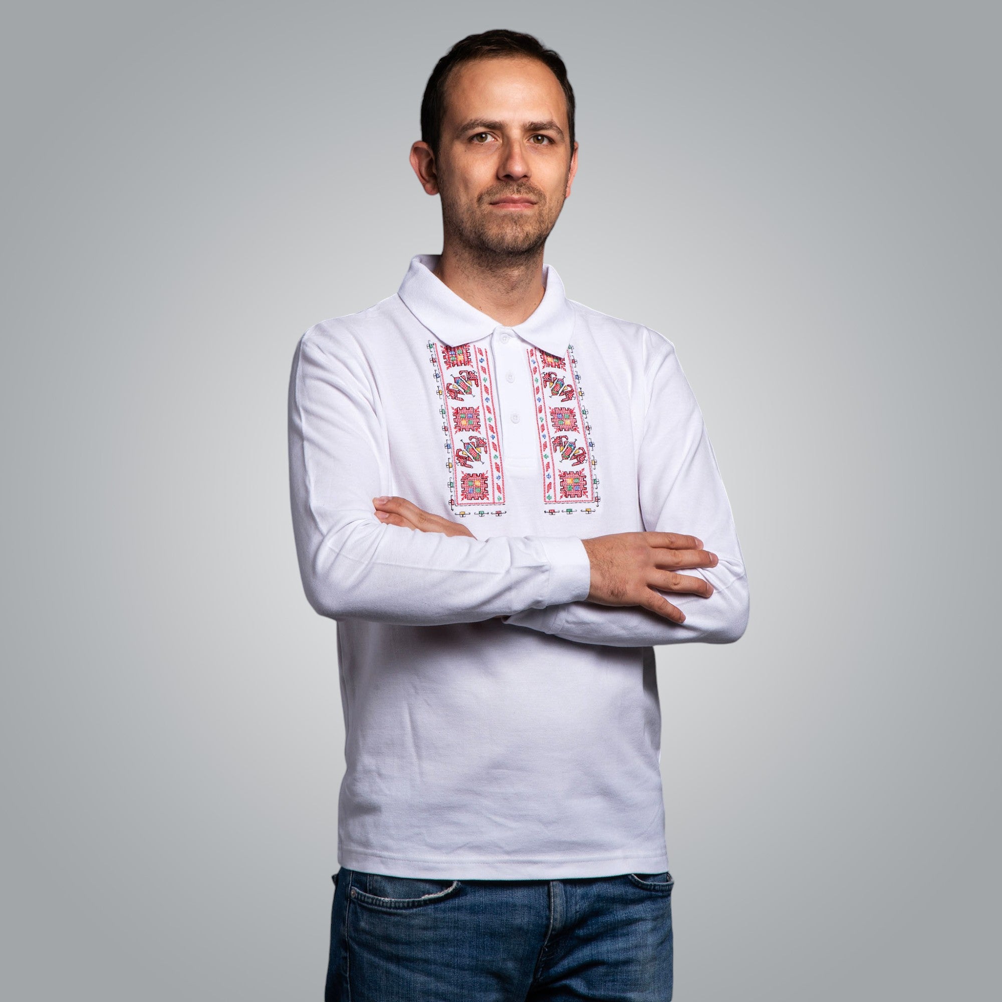 Блуза с яка "Традиционна"