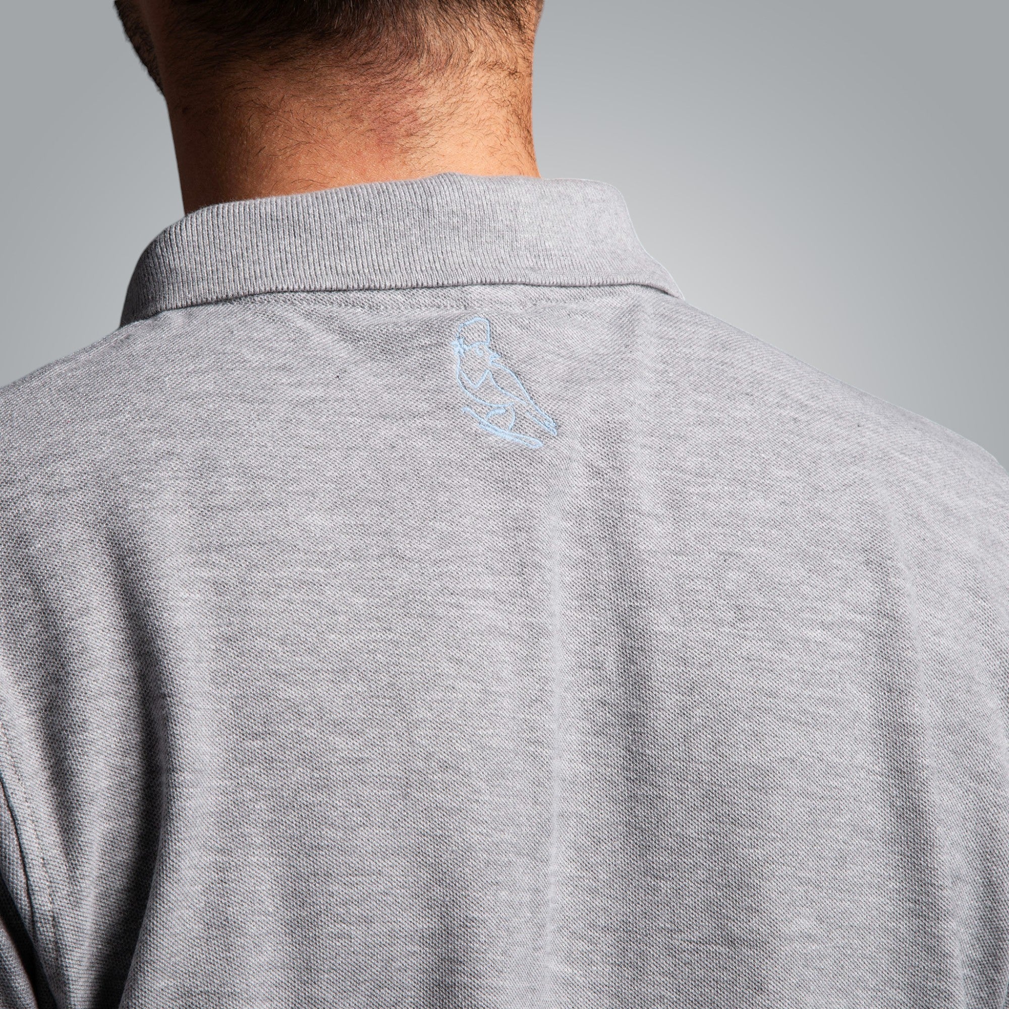 Тениска с яка с шевица от бургаско