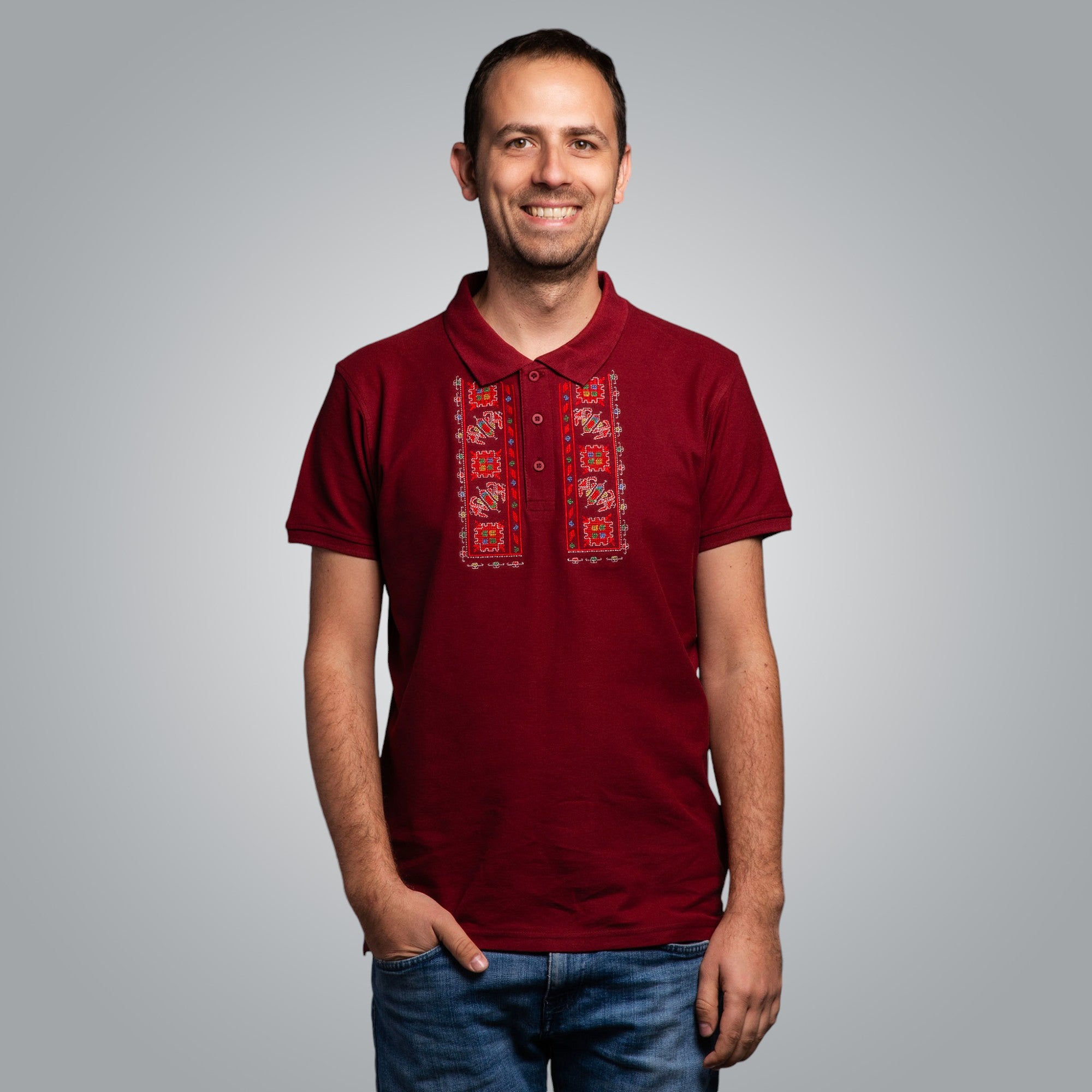 Тениска с яка "Традиционна"