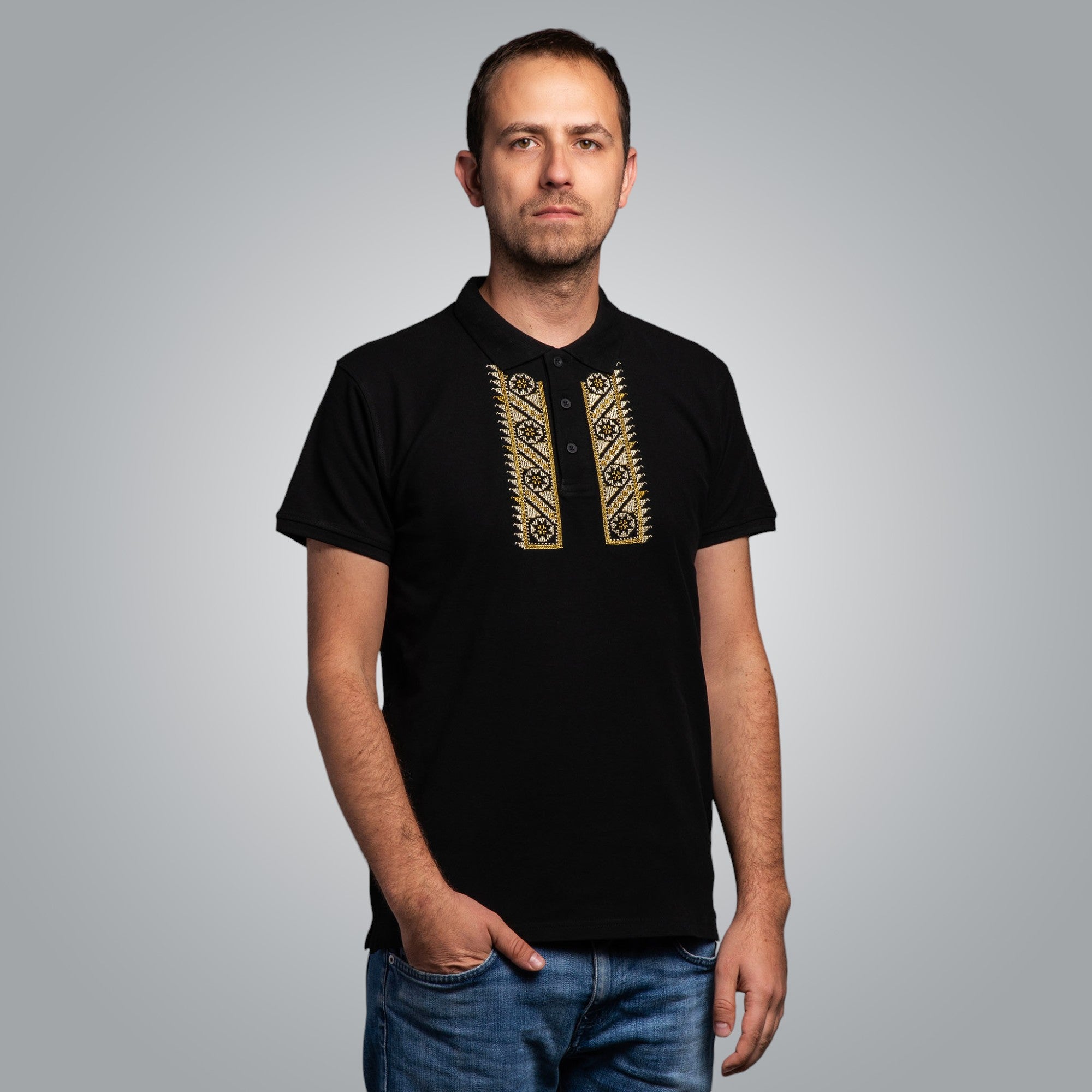 Тениска с яка "Северняшка"