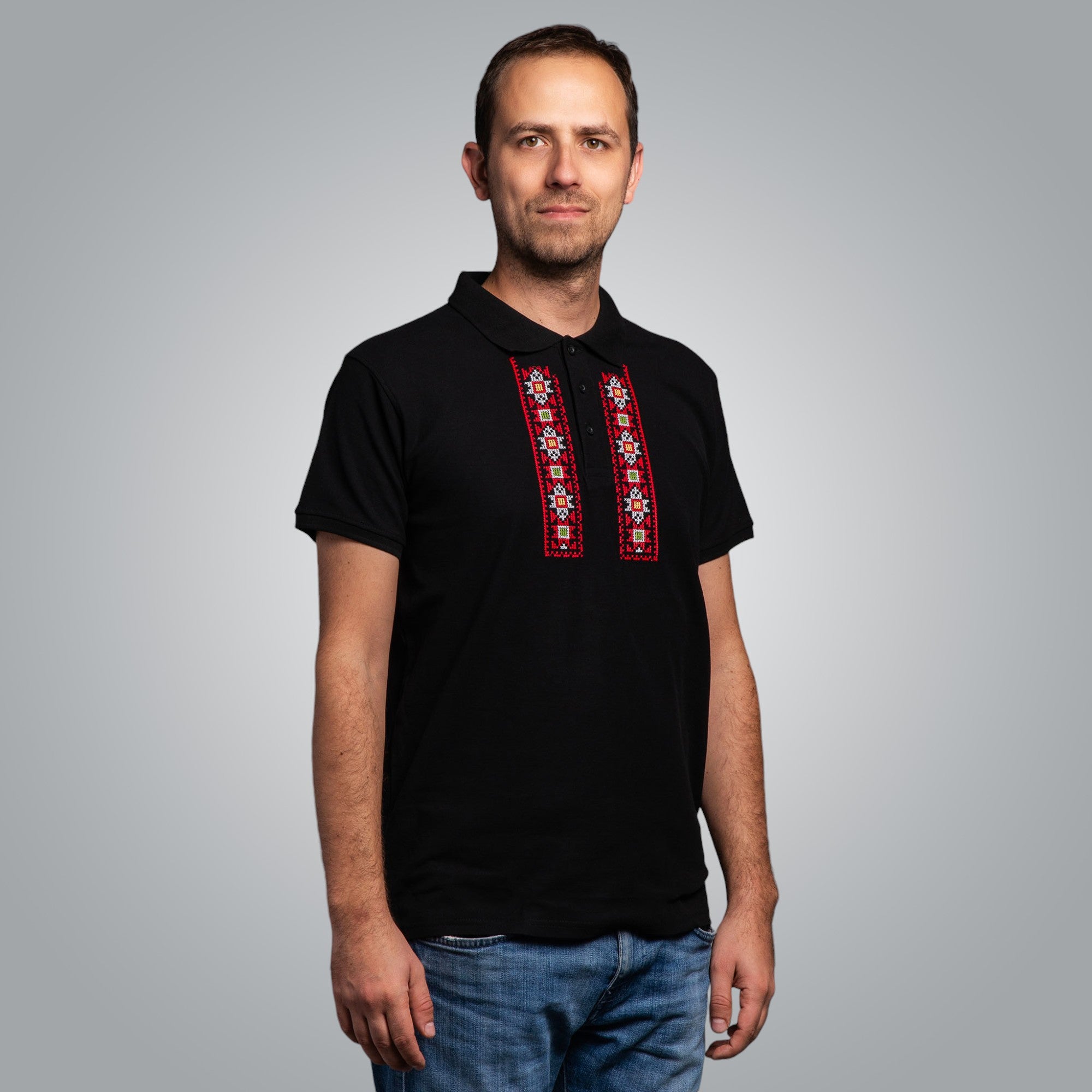 Тениска с яка "Пазител"