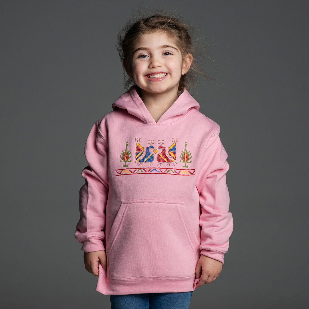 Детска блуза с качулка "Петли"