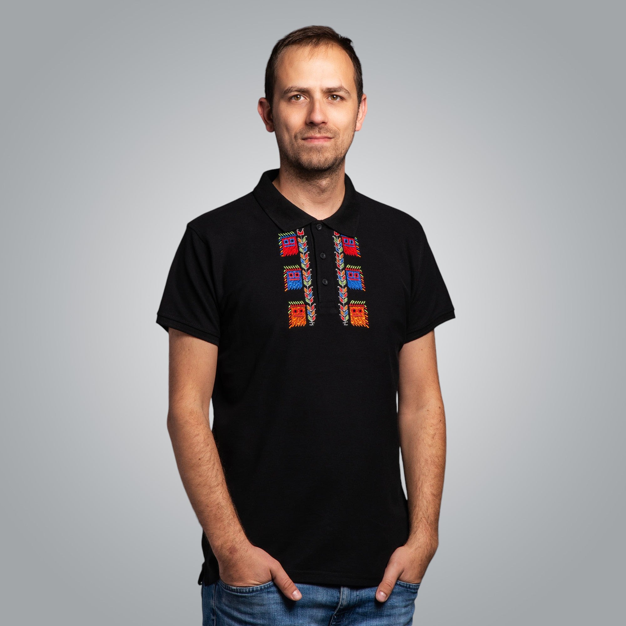 Тениска с яка "Кукери"