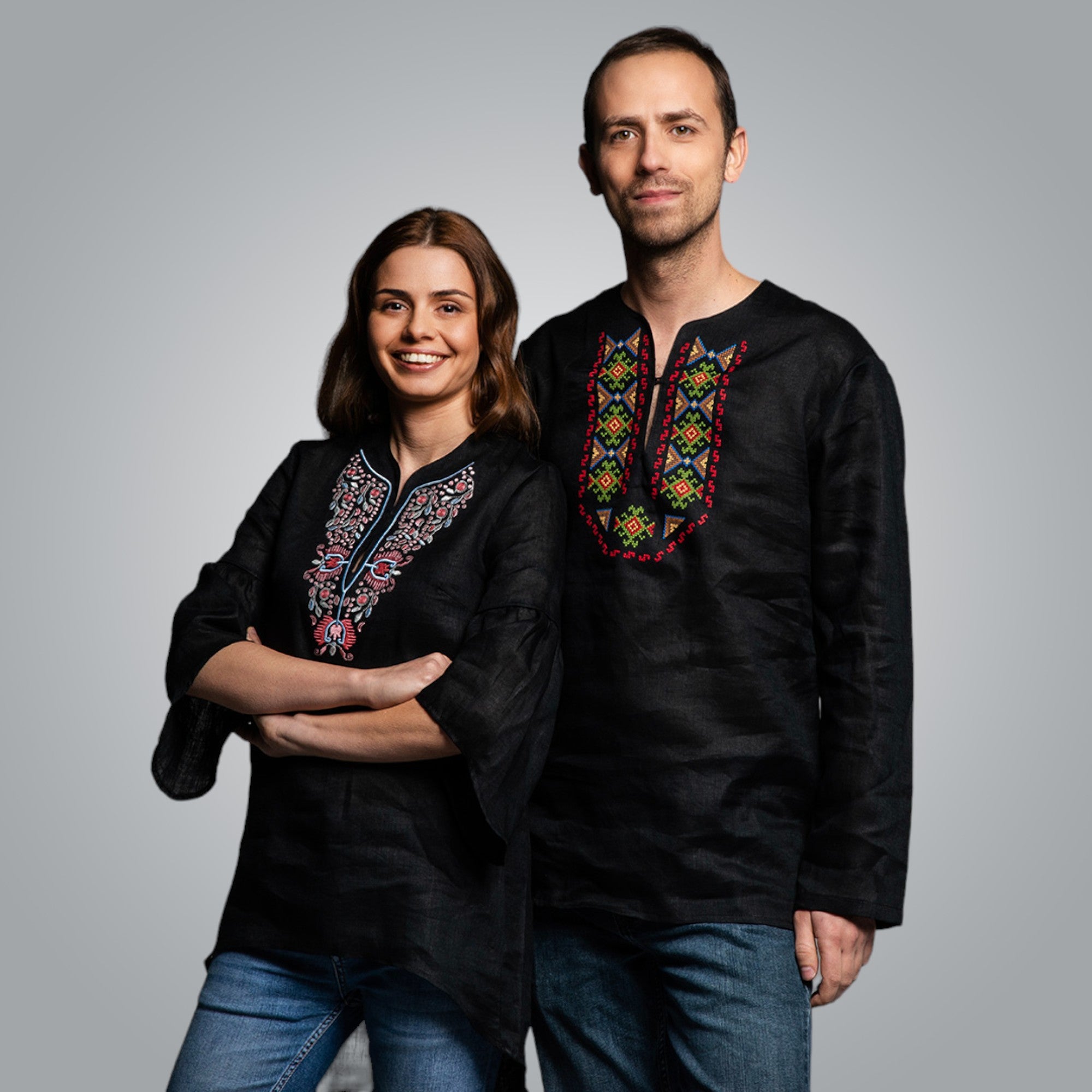 Дамска риза "Плодородие" в пастелни тонове