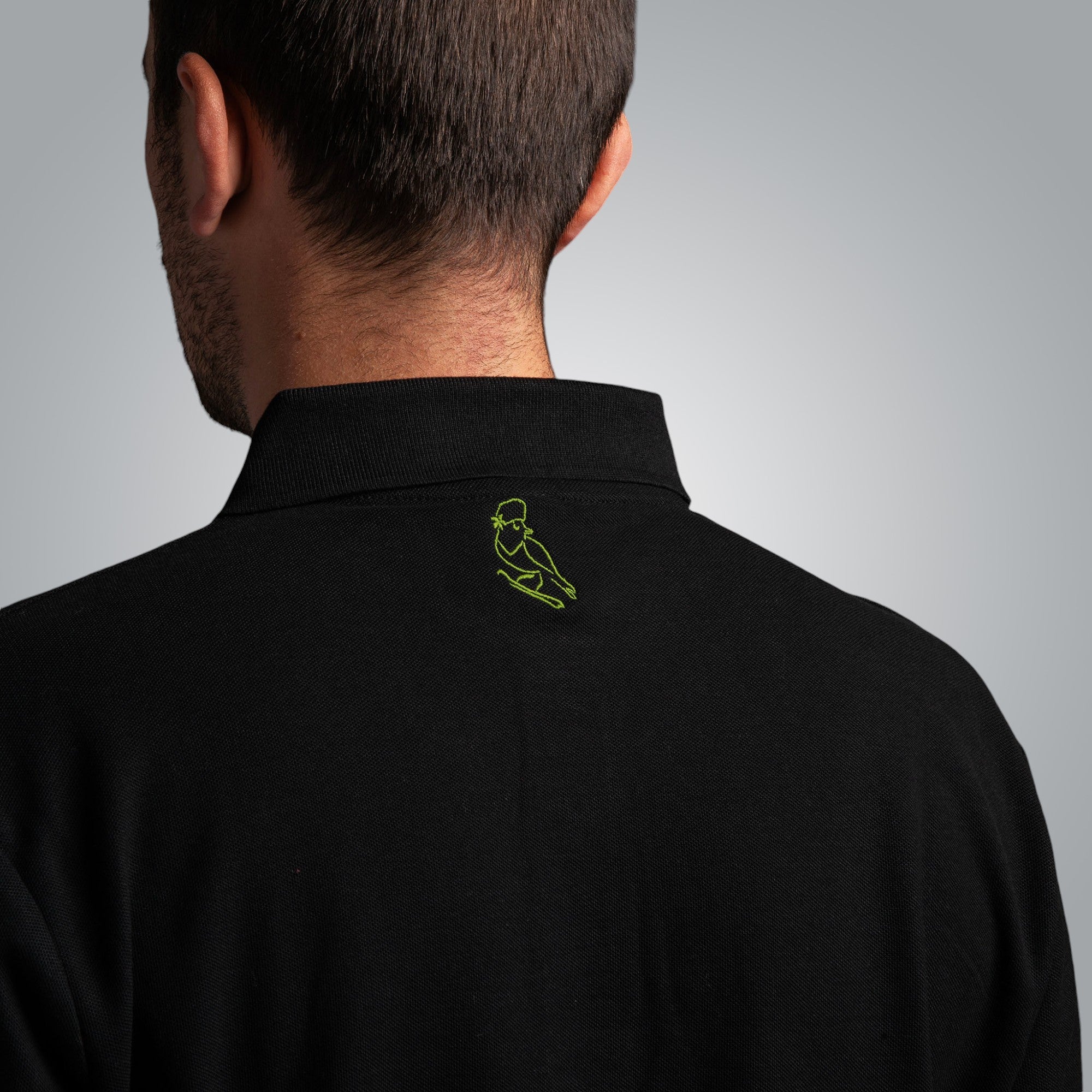 Блуза с яка с детайл "Кукер"