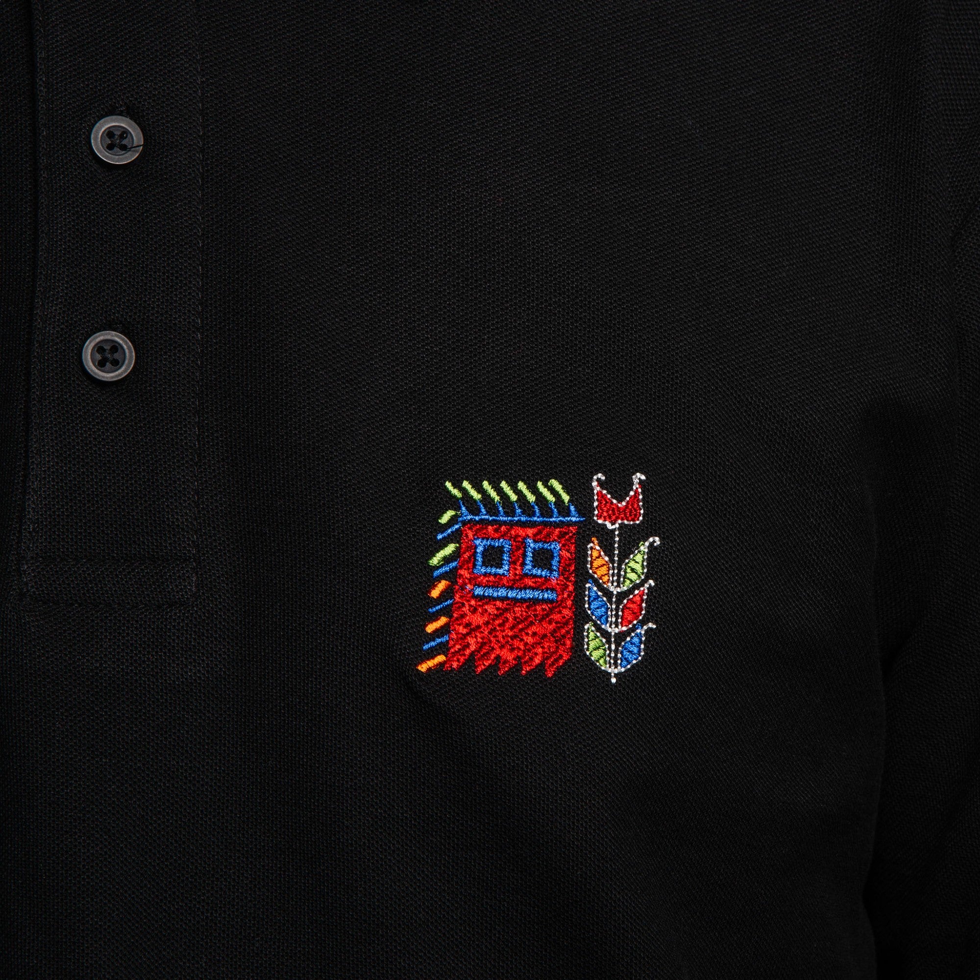 Блуза с яка с детайл "Кукер"