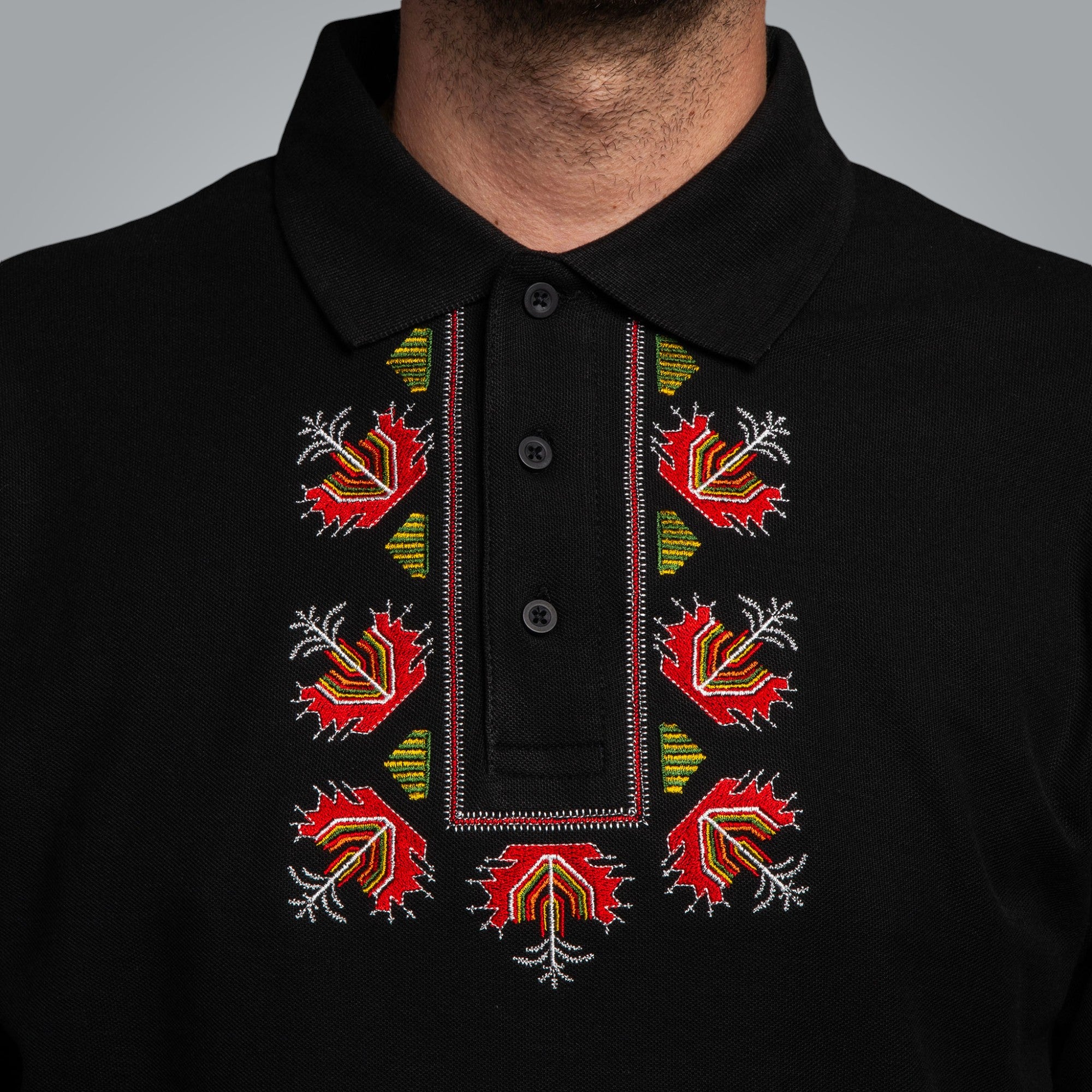 Блуза с яка "Китка"