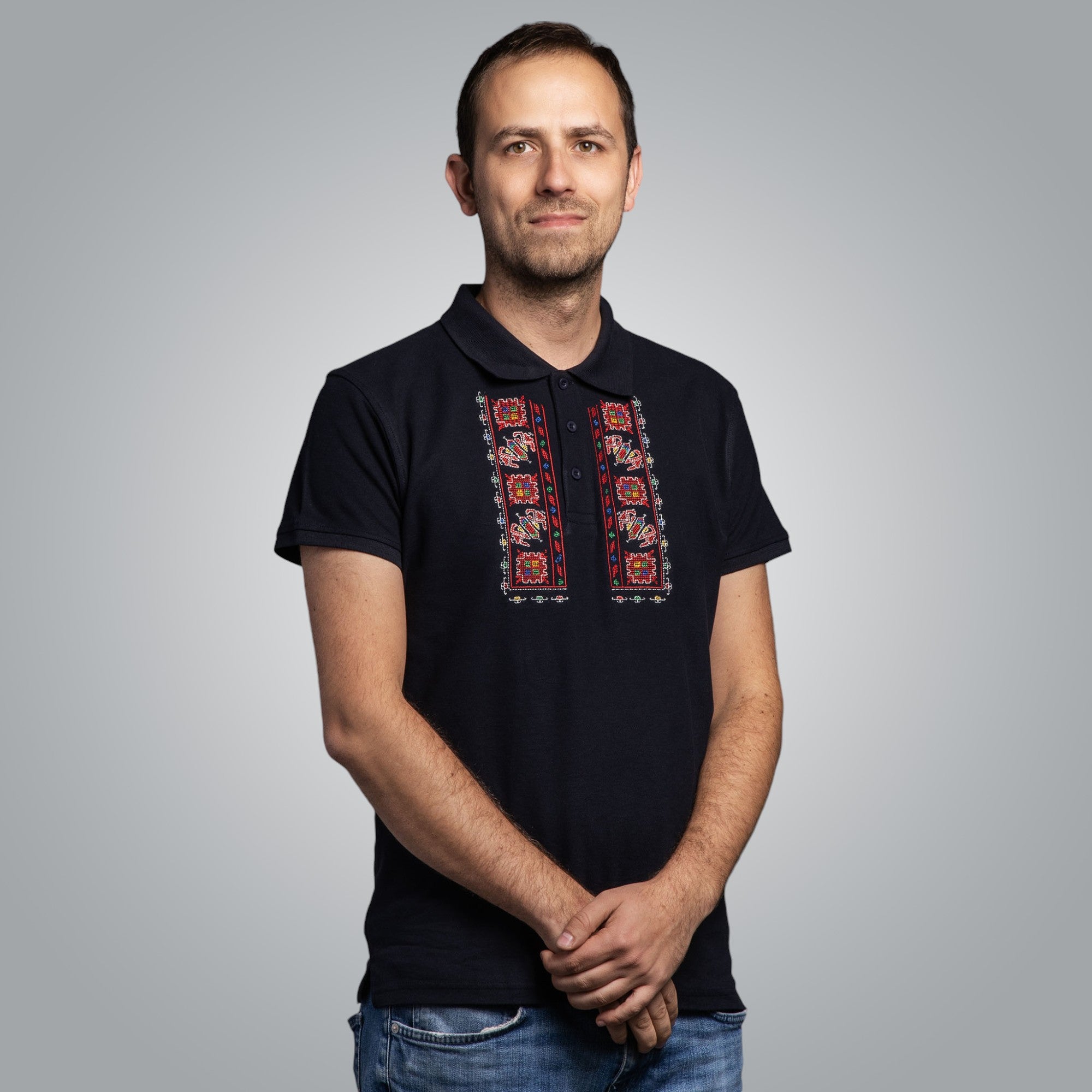 Тениска с яка "Традиционна"