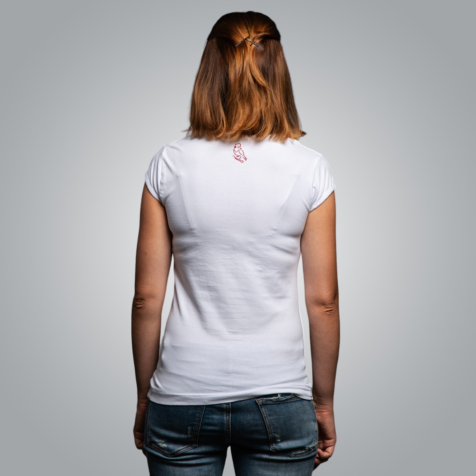 Тениска с V-деколте "Пъстрота"