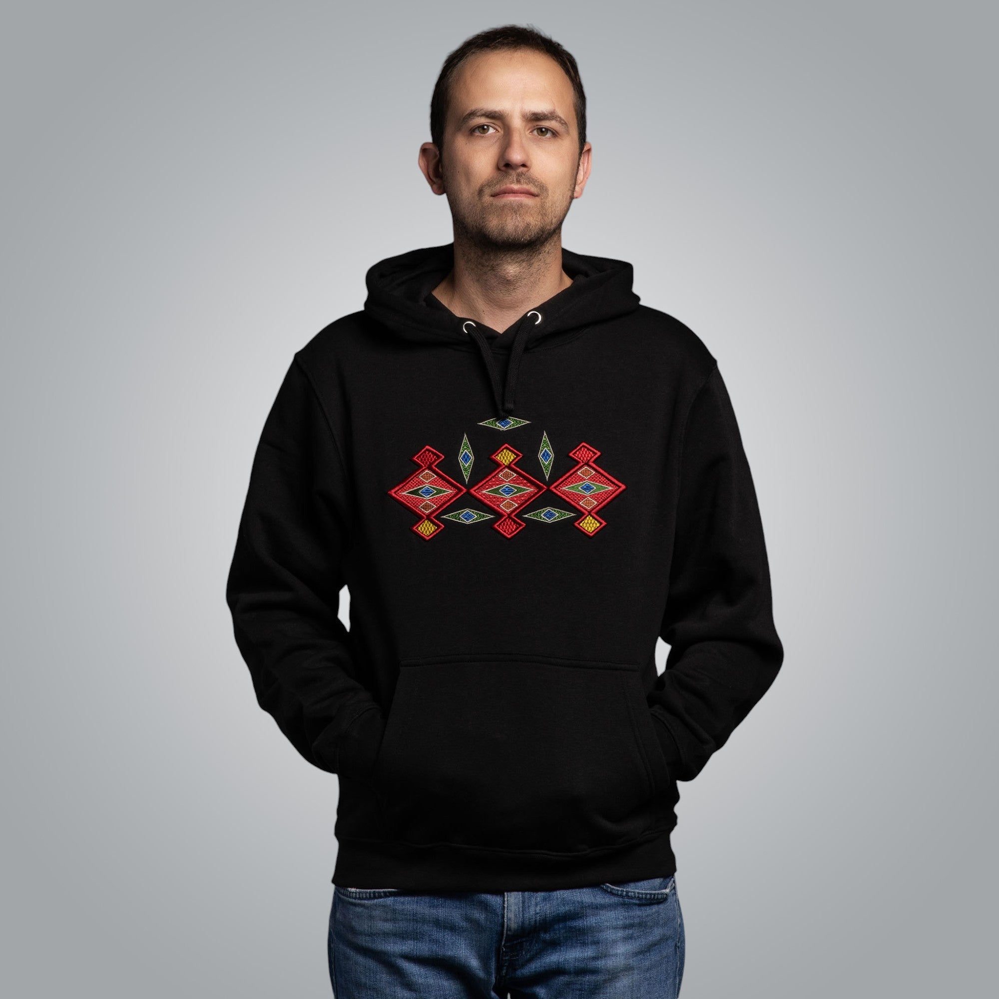 Мъжка блуза с качулка "Канатица" 3D