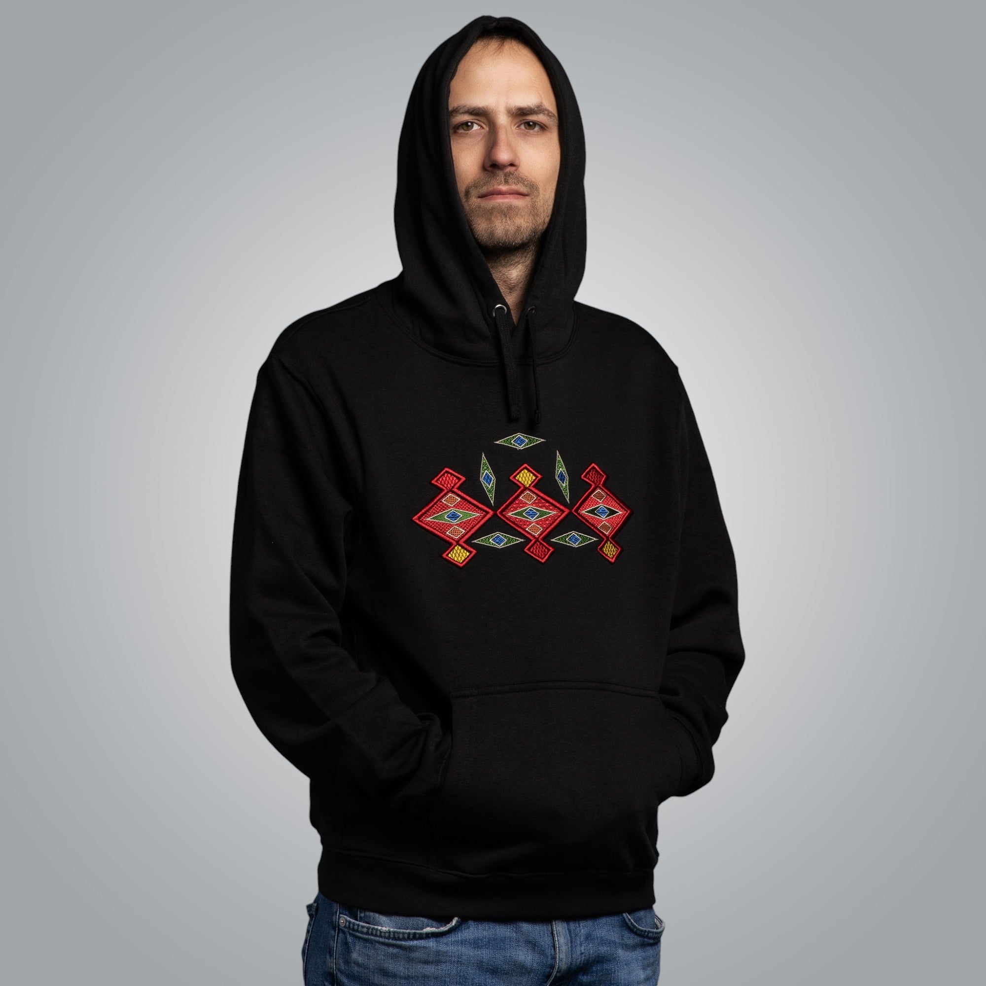 Мъжка блуза с качулка "Канатица" 3D