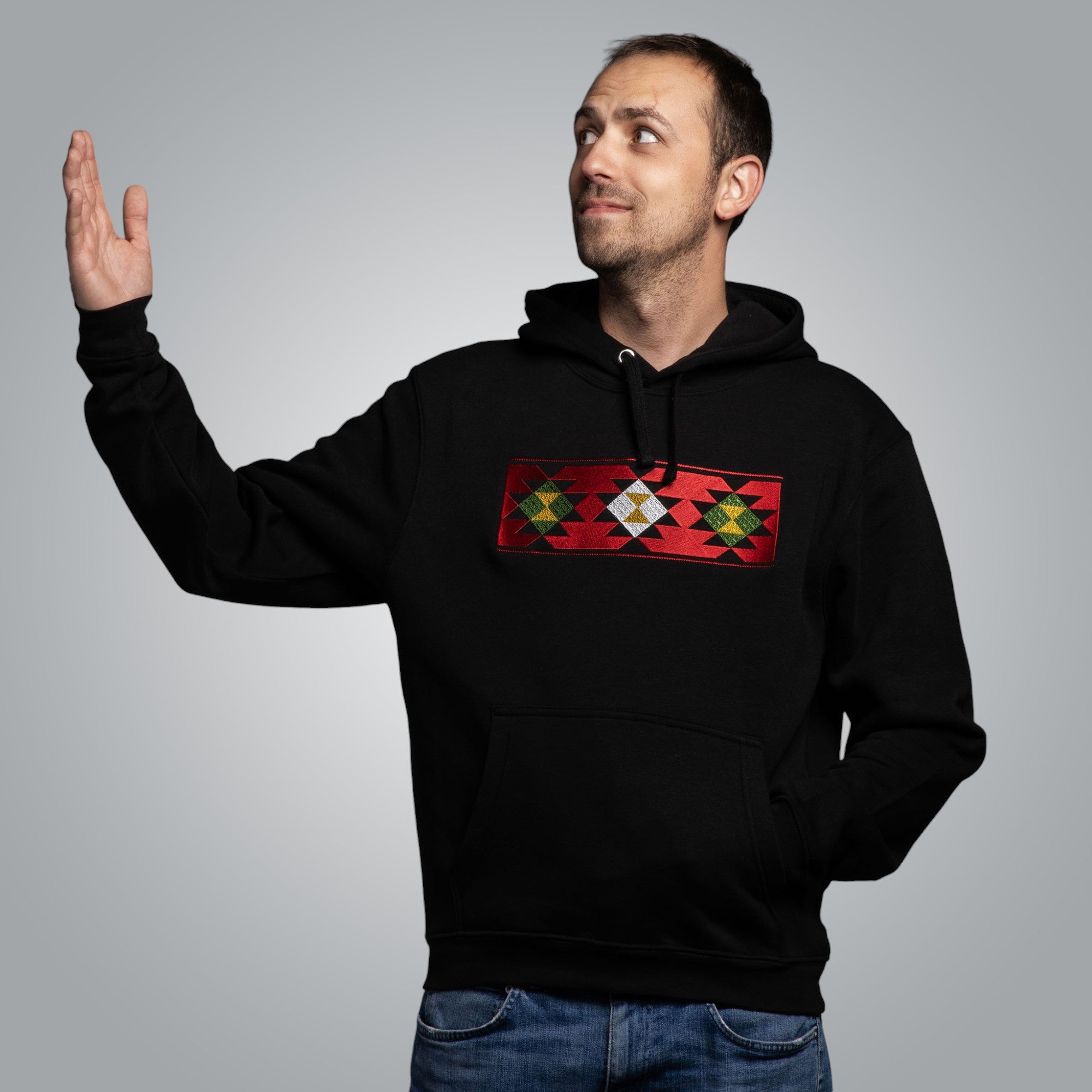 Мъжка блуза с качулка "Род"