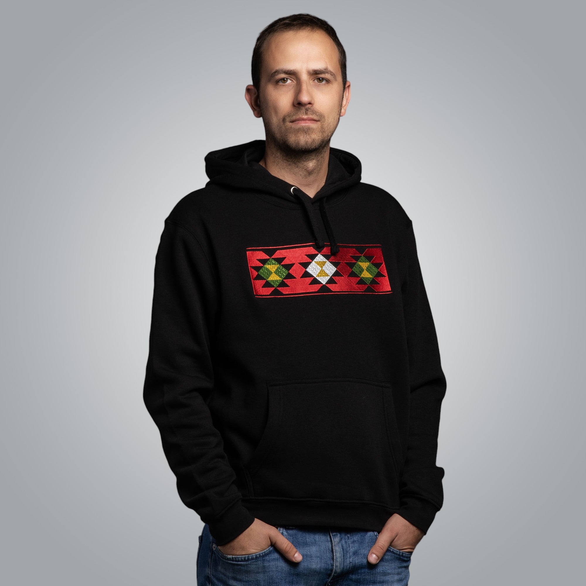 Мъжка блуза с качулка "Род"