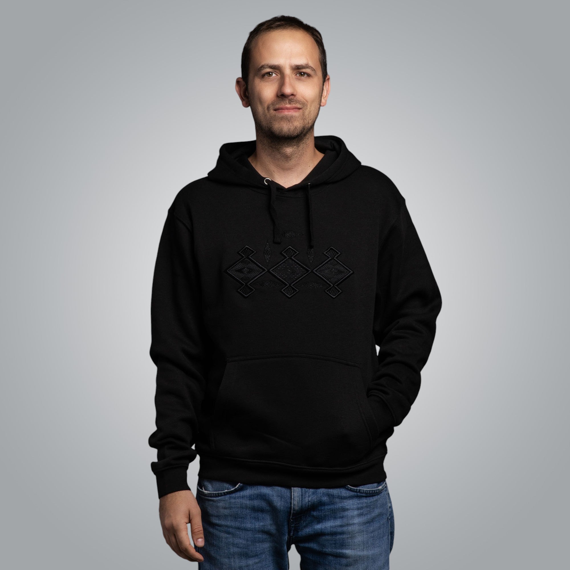 Мъжка блуза с качулка "Канатица" 3D