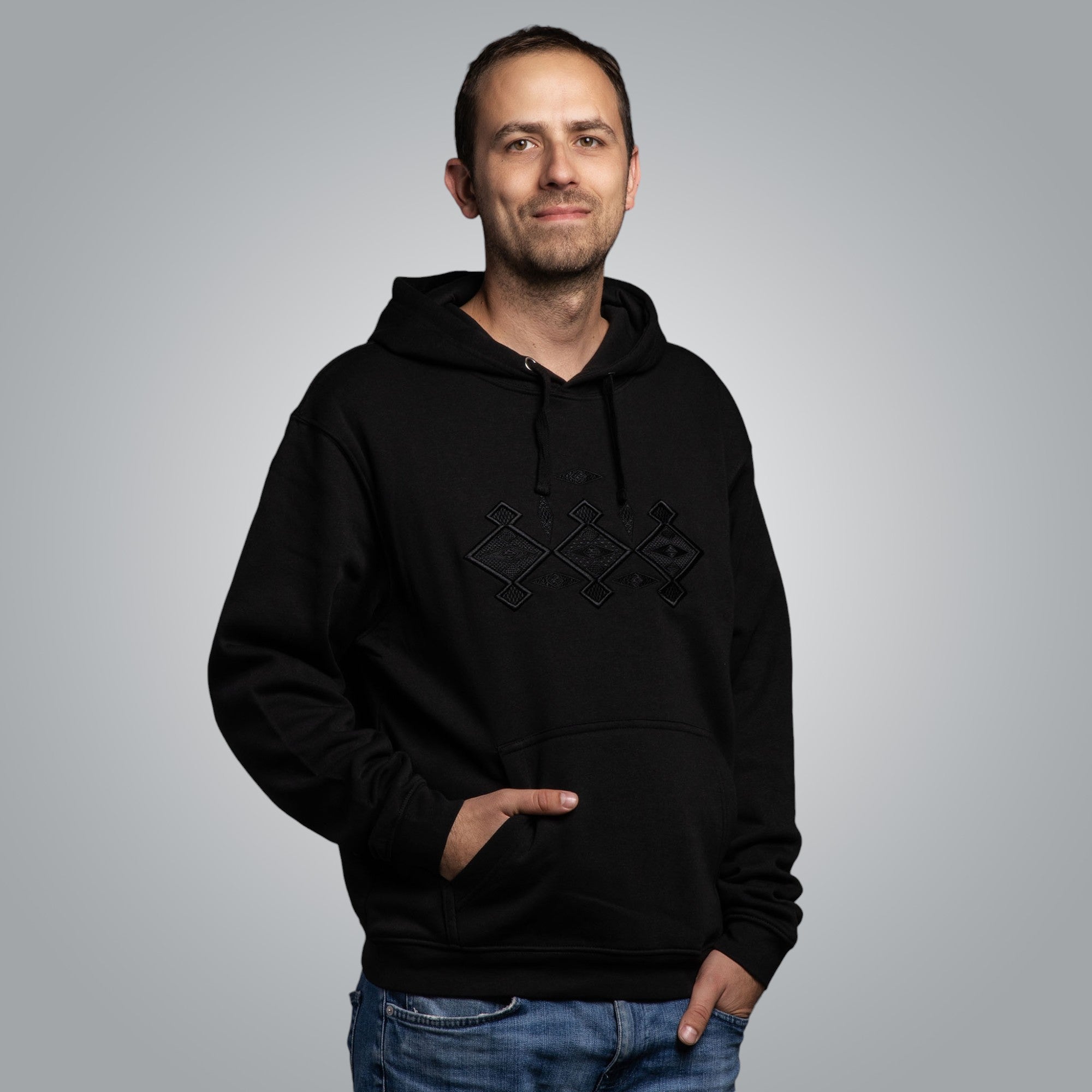 Мъжка блуза с качулка "Канатица" 3D