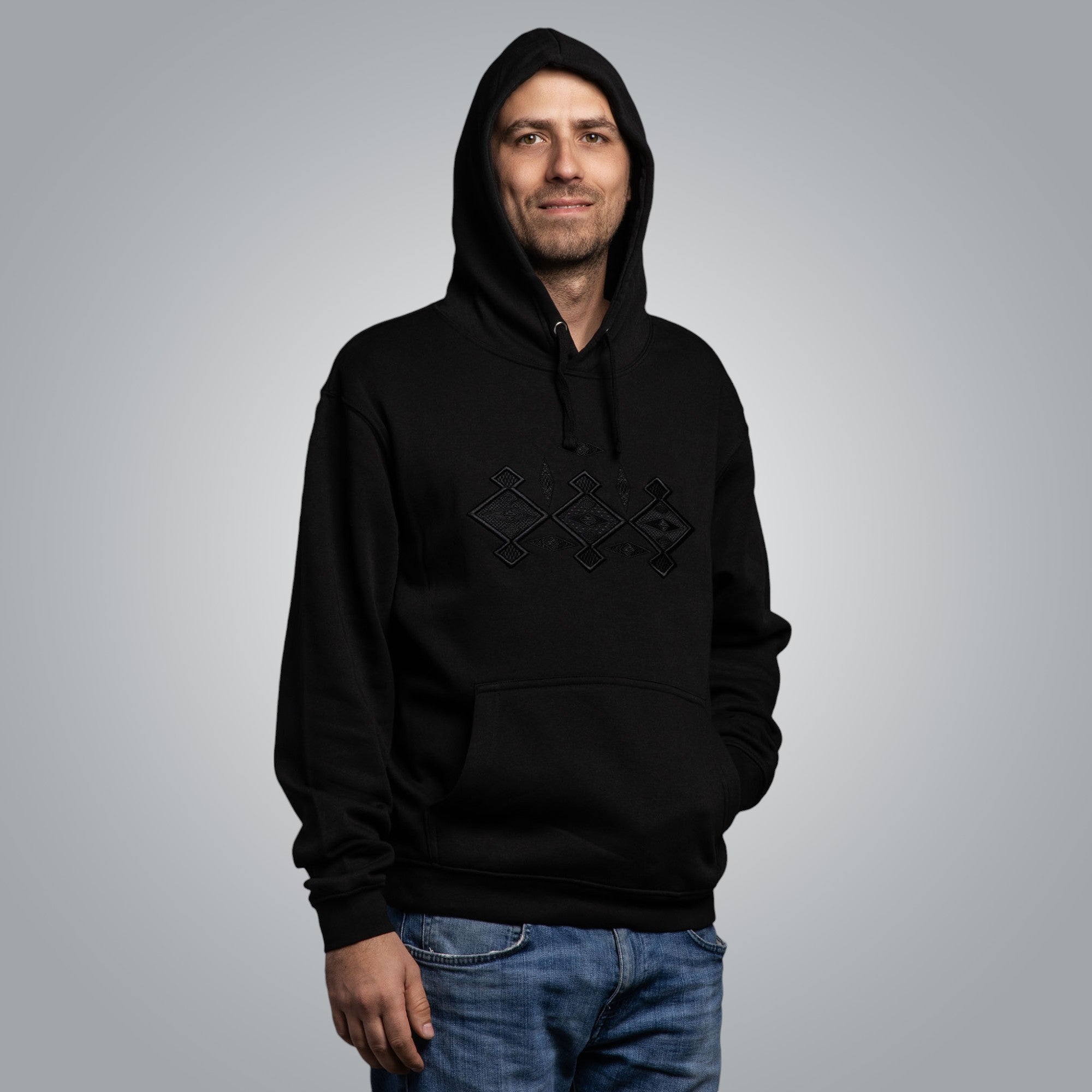 Мъжка блуза с качулка "Канатица" 3D