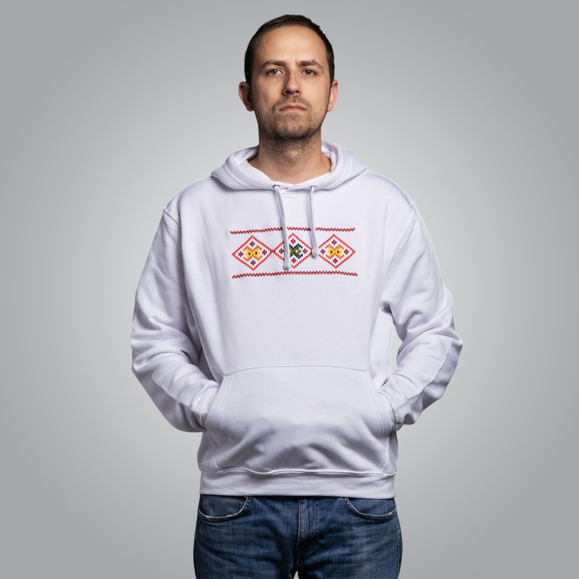 Мъжка блуза с качулка "Народ"