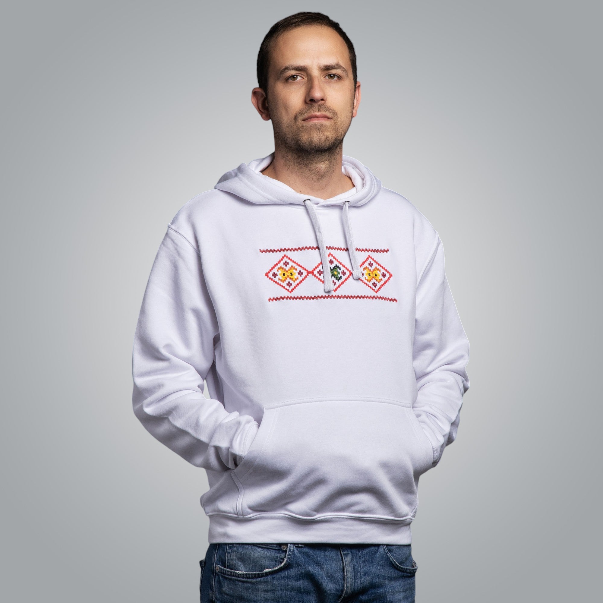 Мъжка блуза с качулка "Народ"