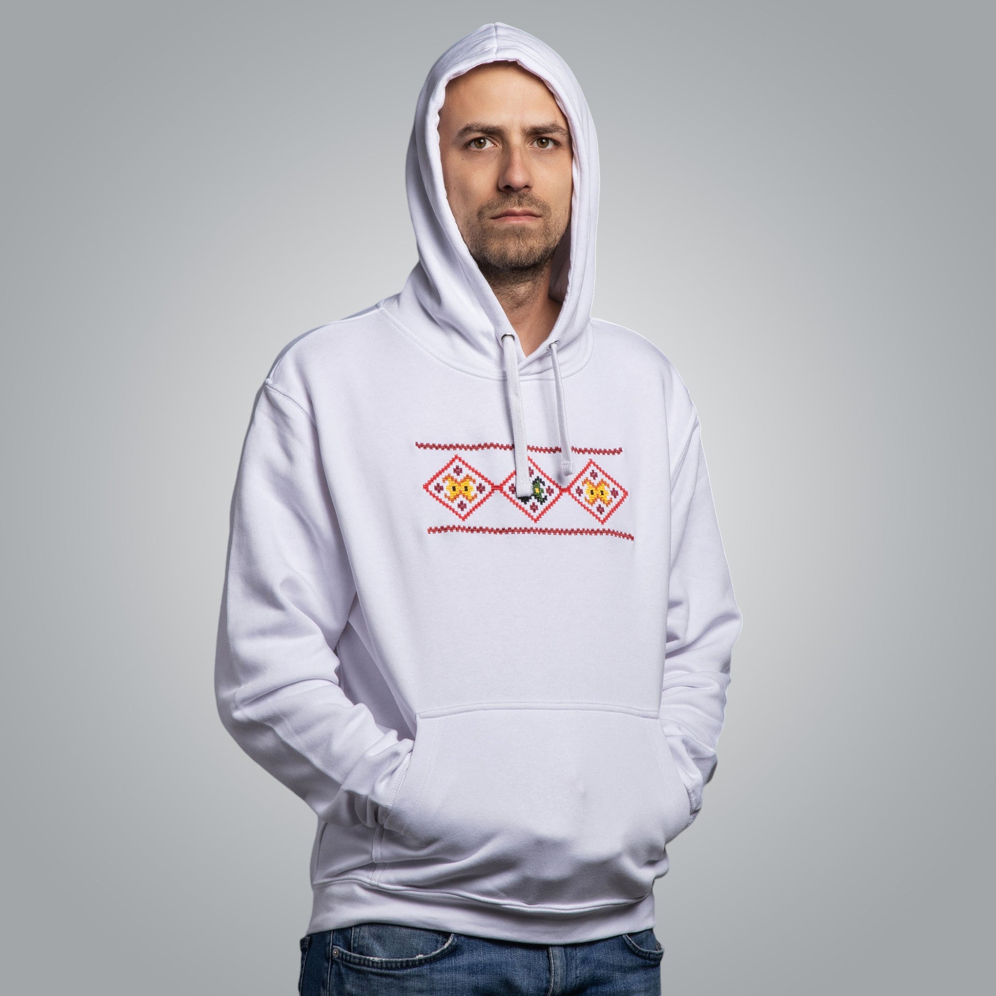 Мъжка блуза с качулка "Народ"