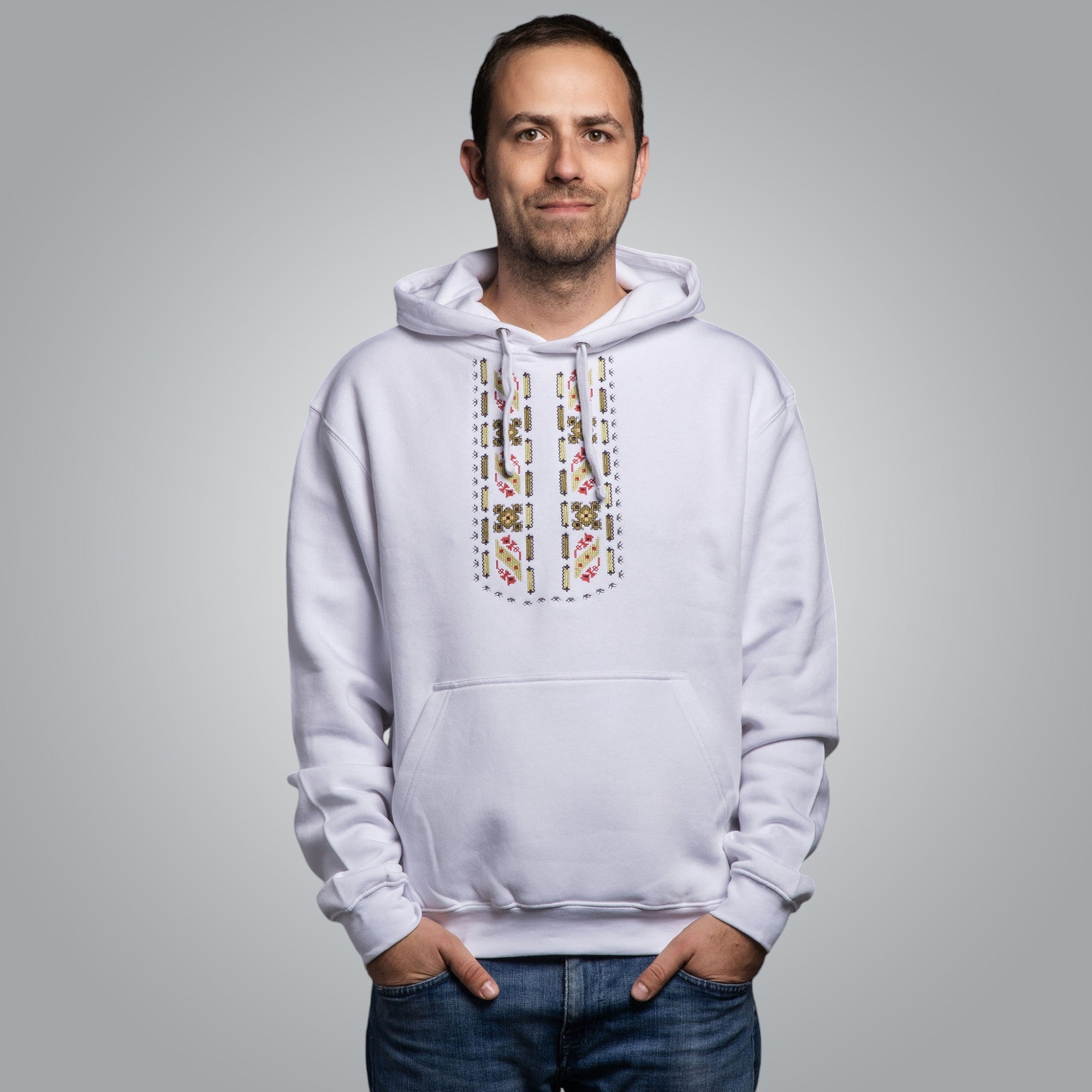 Мъжка блуза с качулка "Защита"