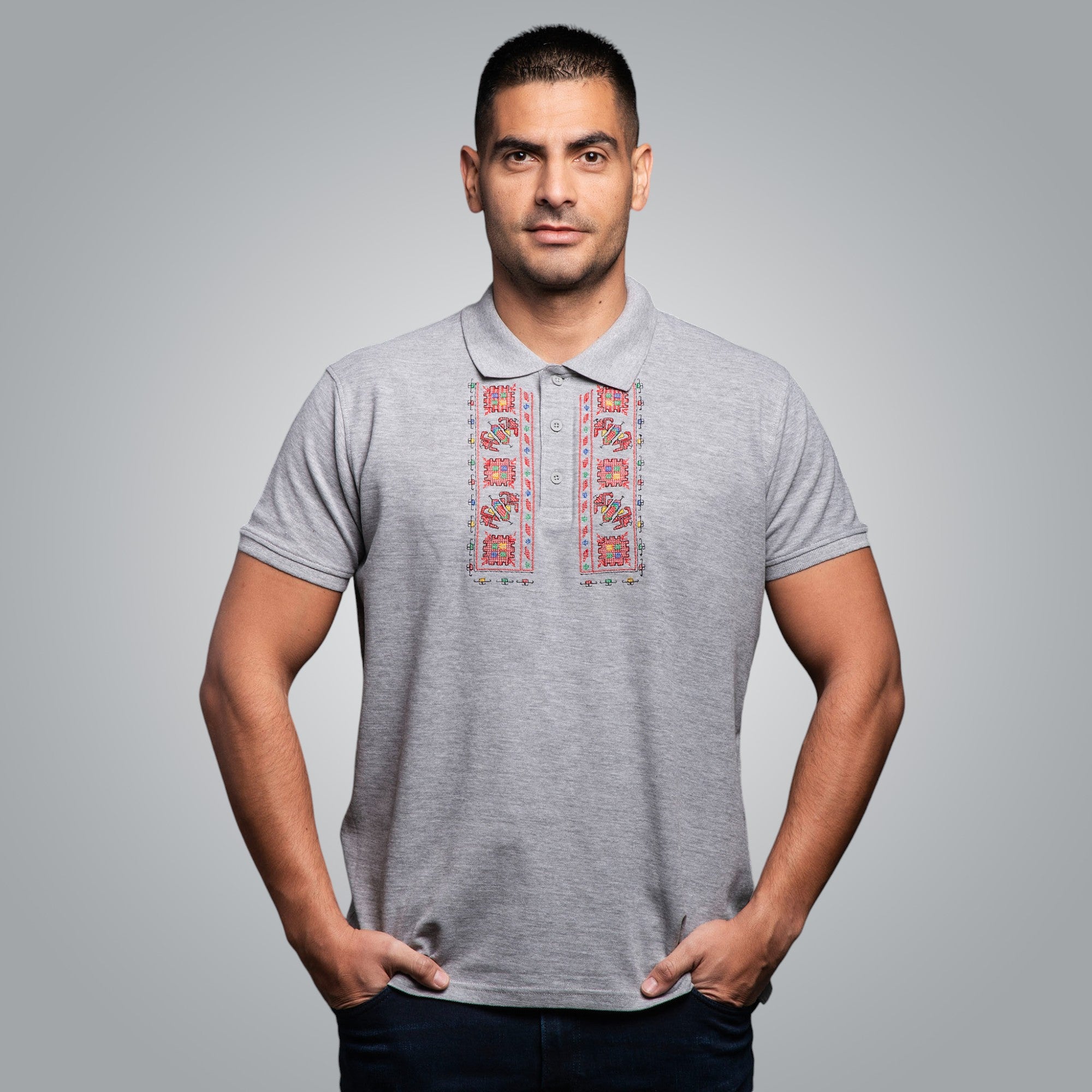 Тениска с яка "Традиционна"