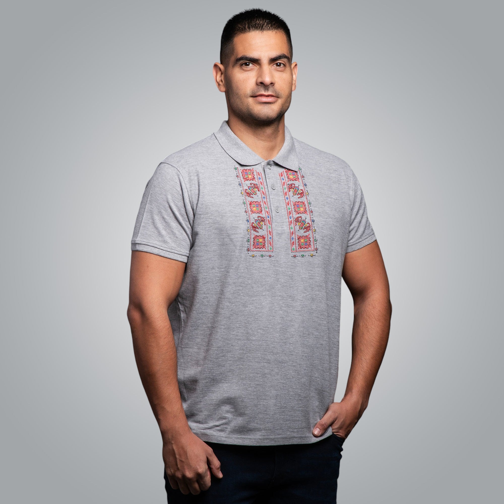 Тениска с яка "Традиционна"