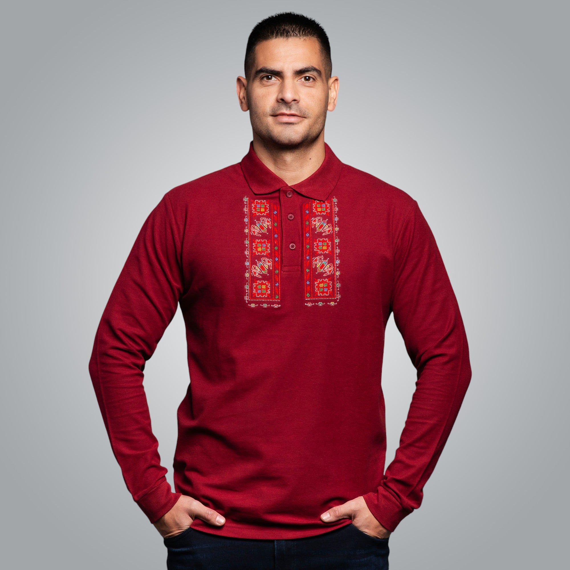 Блуза с яка "Традиционна"