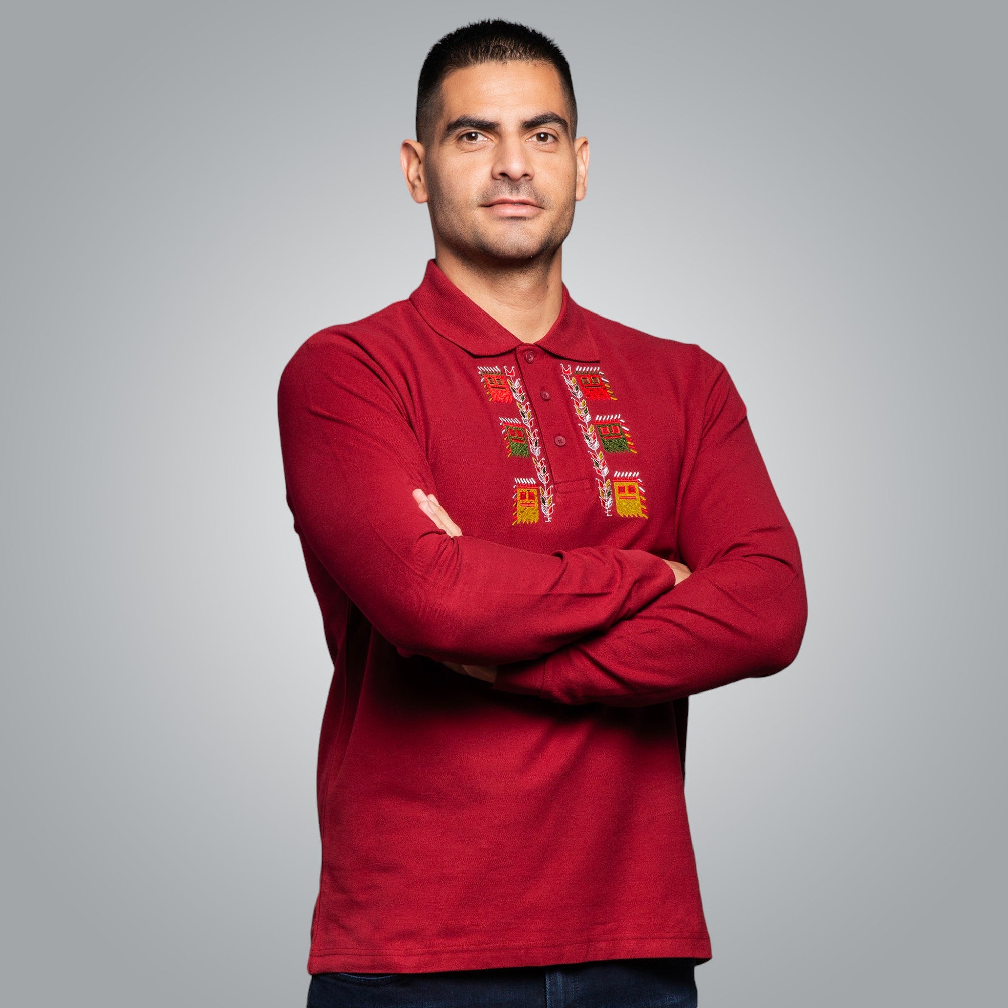 Блуза с яка "Кукери"