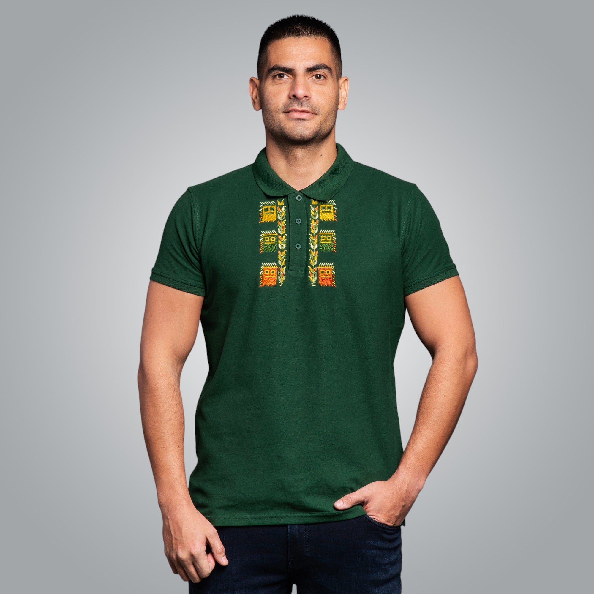 Тениска с яка "Кукери"