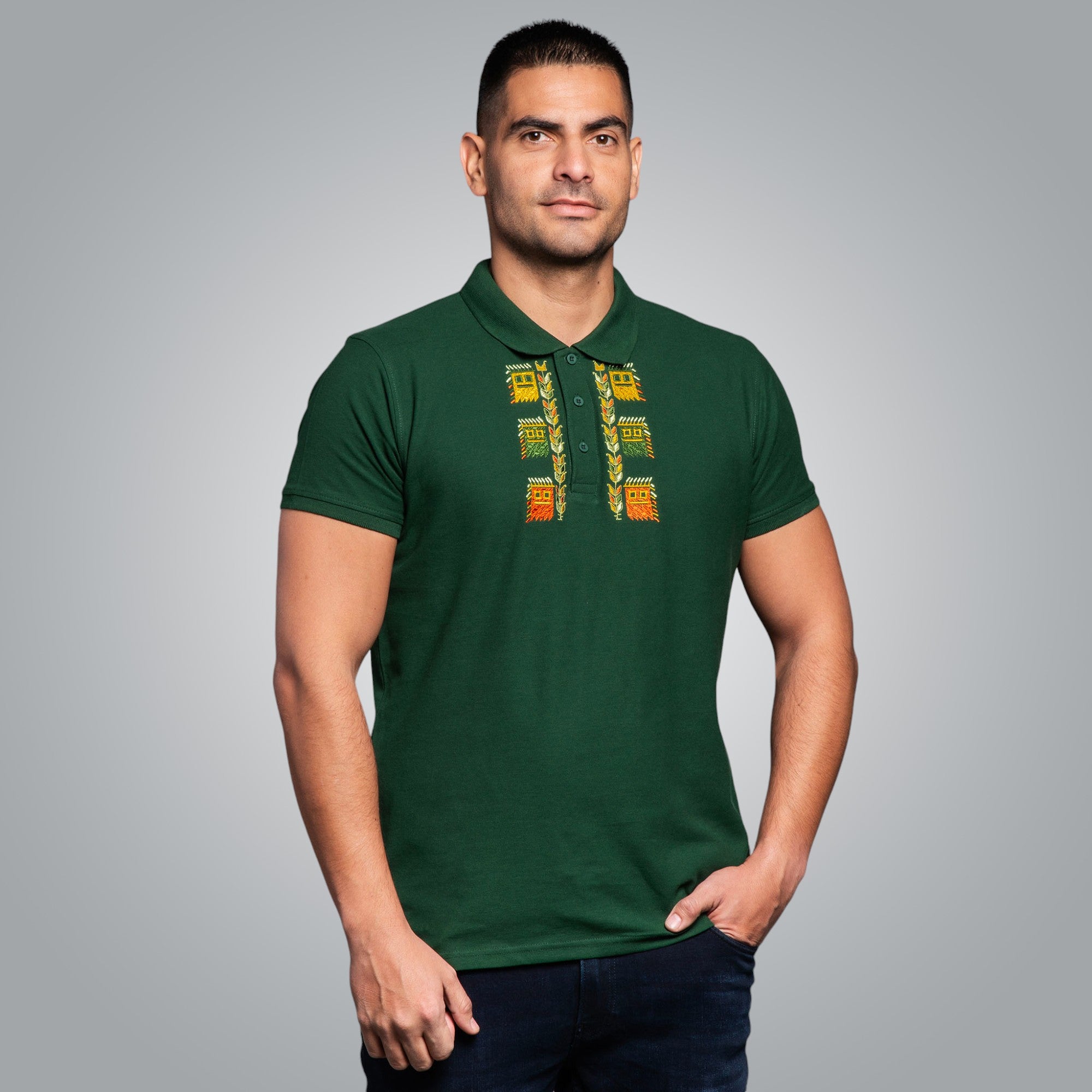 Тениска с яка "Кукери"