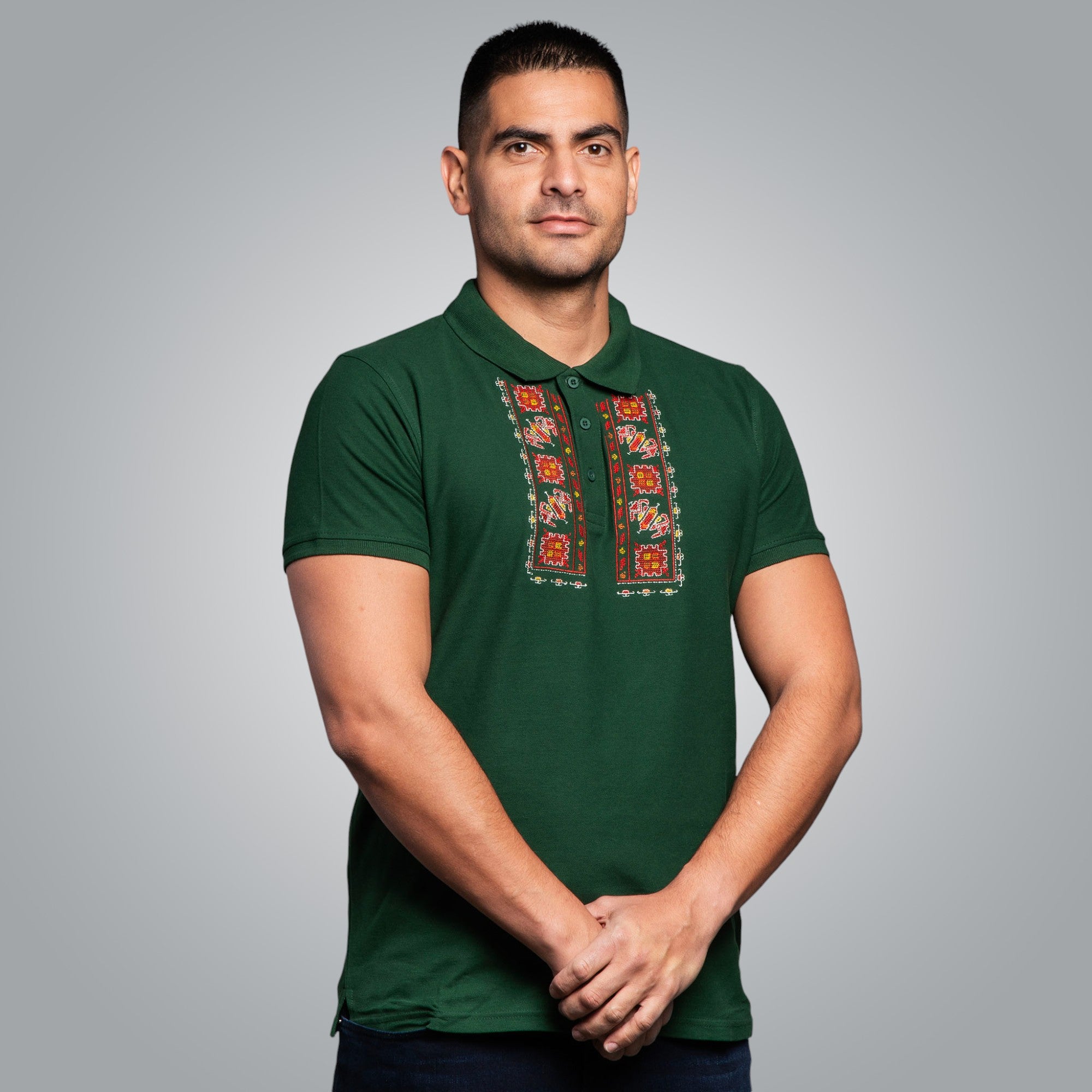 Тениска с яка "Традиционна"