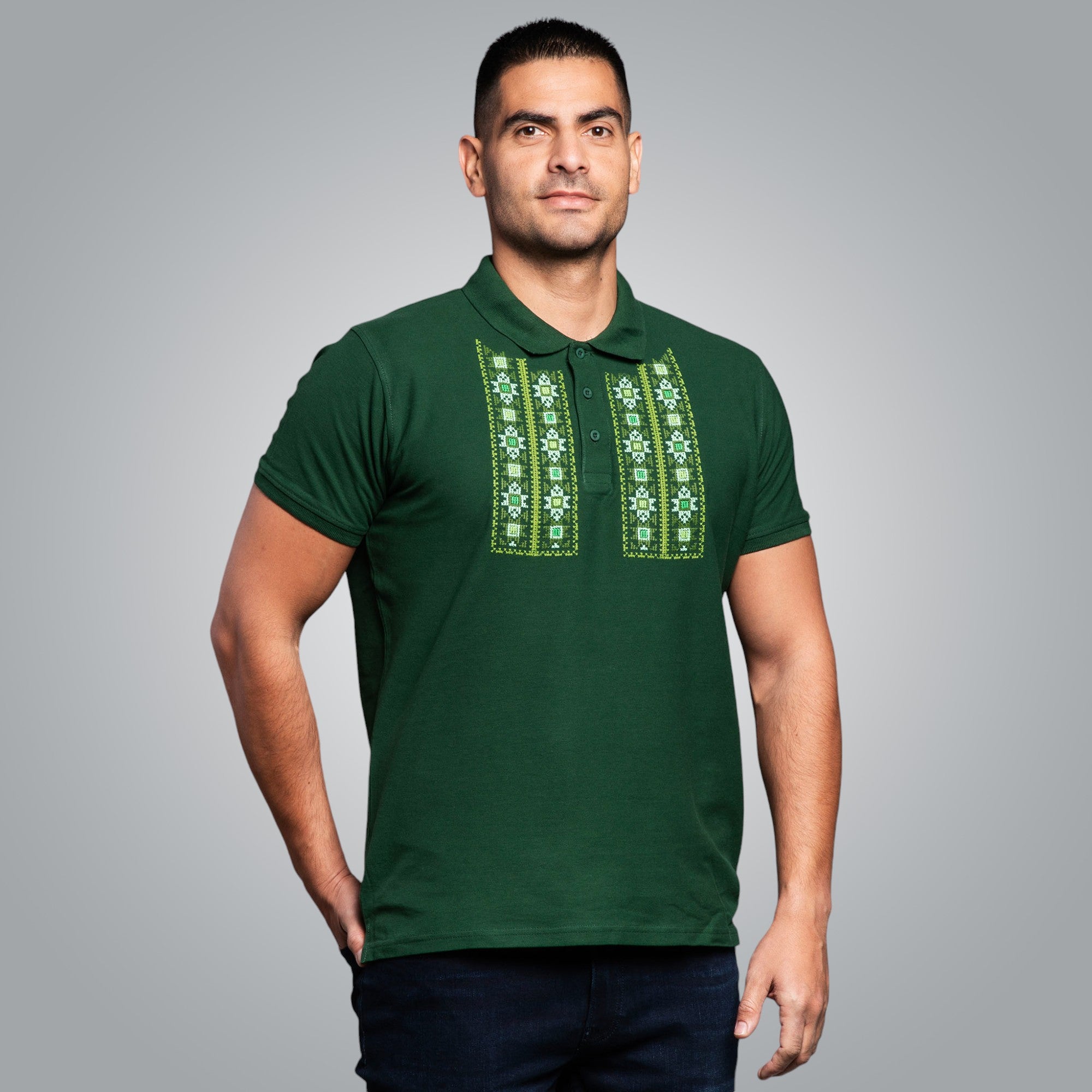 Тениска с яка "Закрилник"