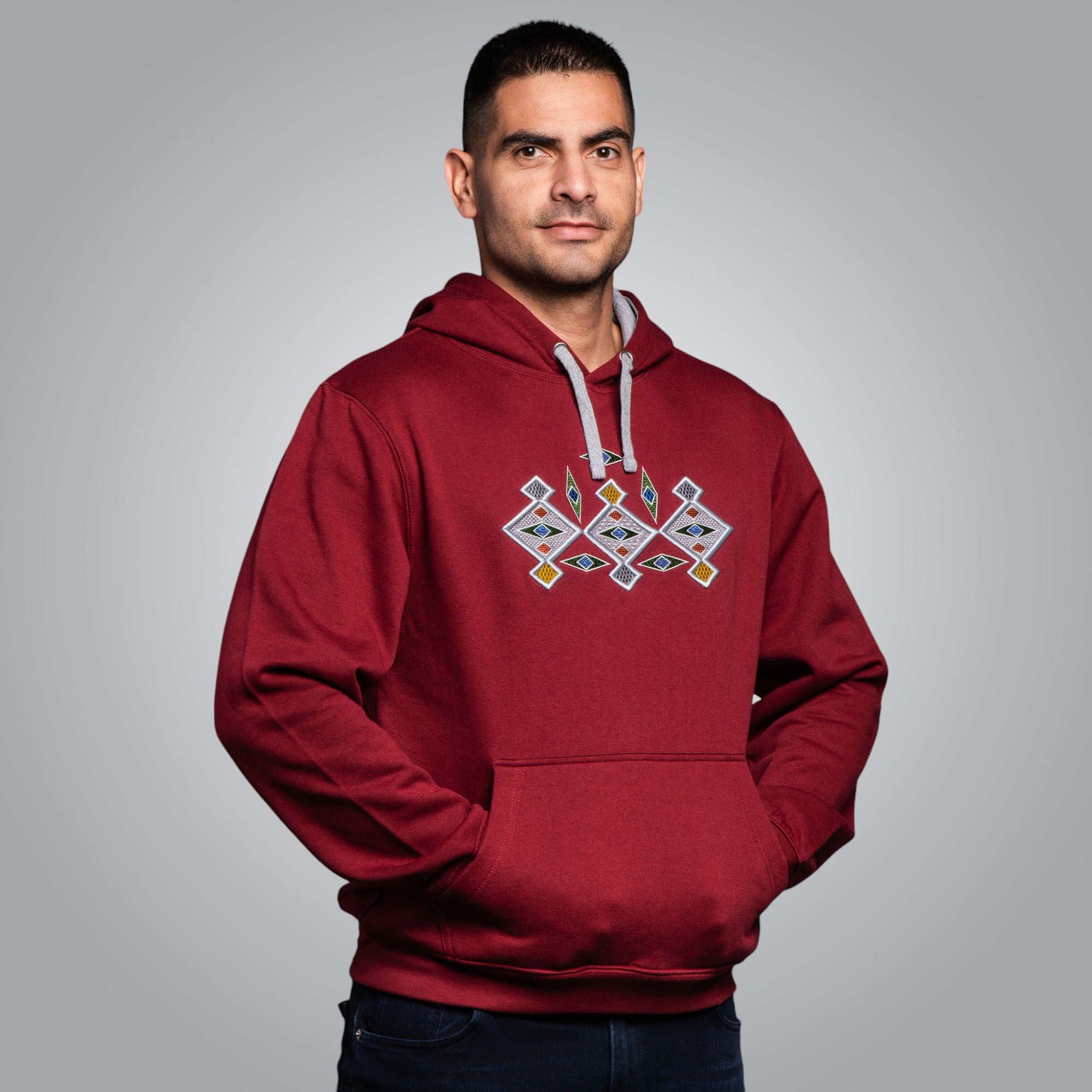 Мъжка блуза с качулка "Канатица" 3D