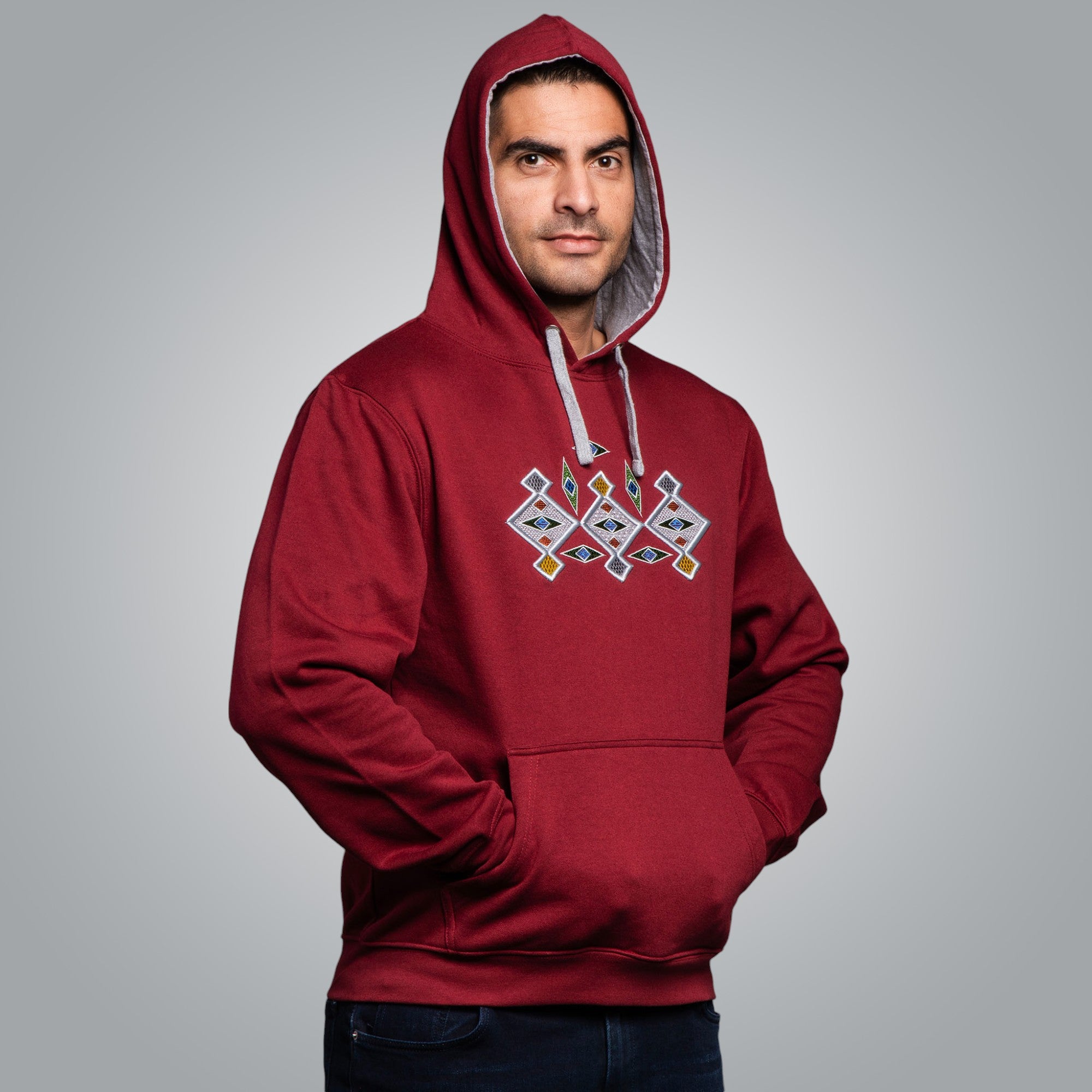 Мъжка блуза с качулка "Канатица" 3D