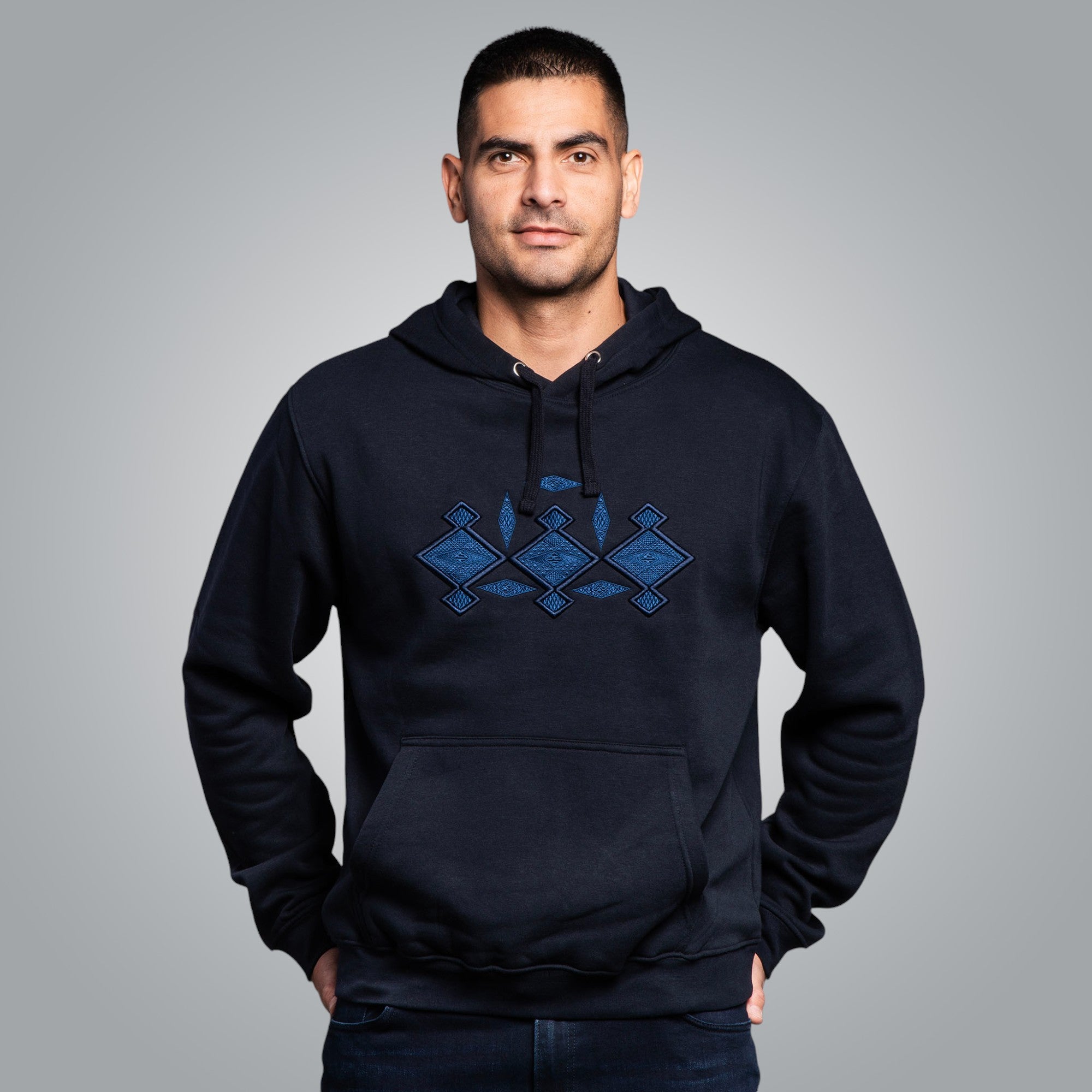 Мъжка блуза с качулка "Канатица" 3D