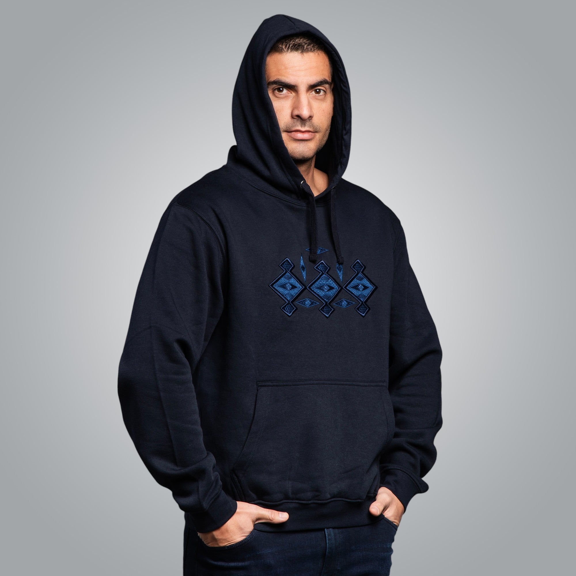 Мъжка блуза с качулка "Канатица" 3D