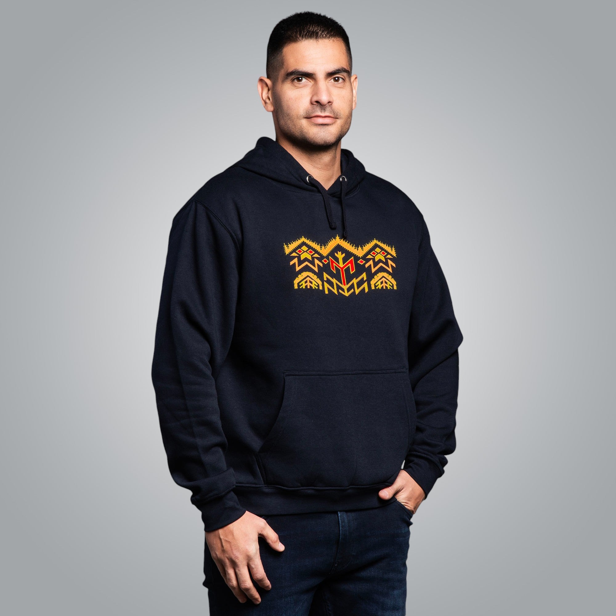 Мъжка блуза с качулка "Богинята майка"