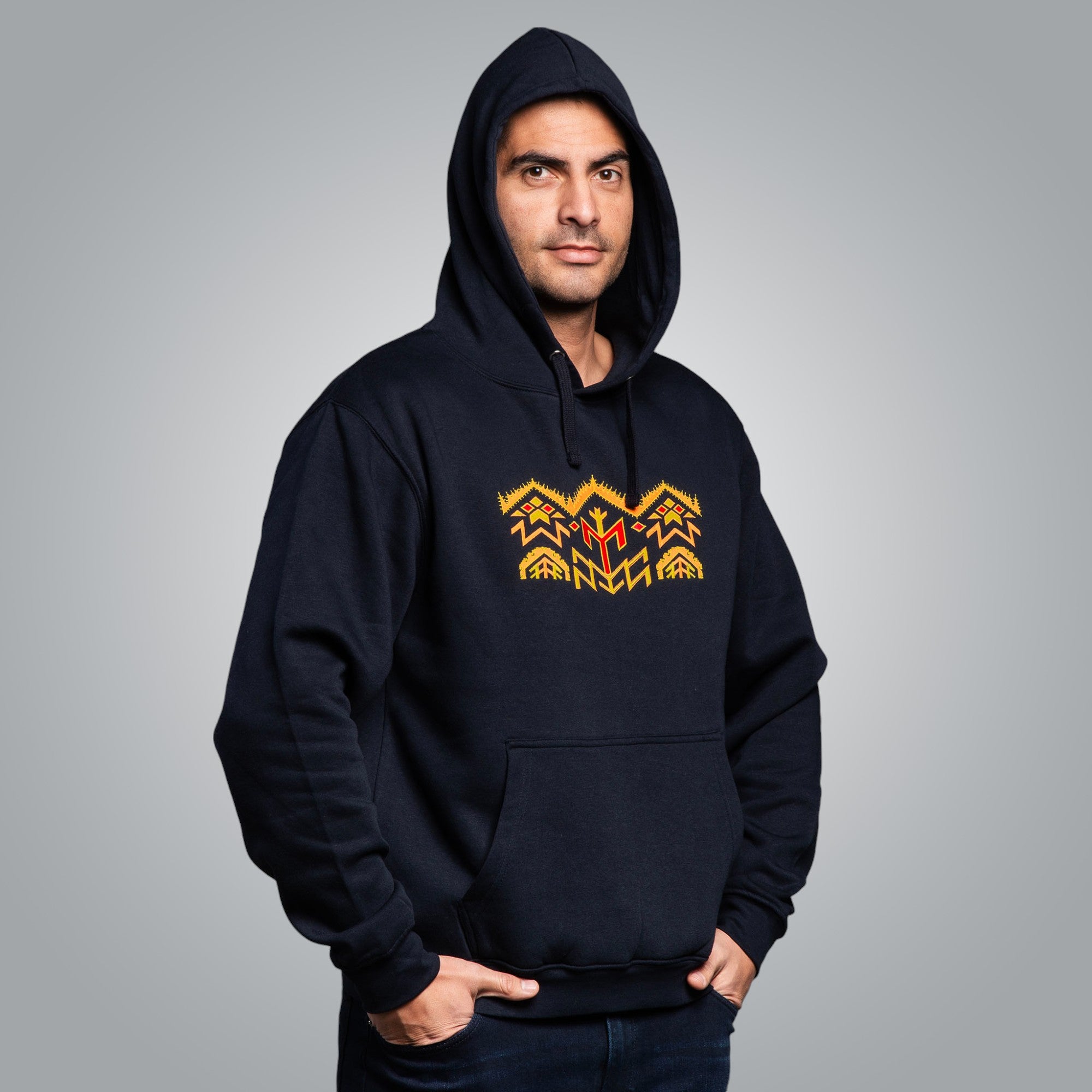 Мъжка блуза с качулка "Богинята майка"