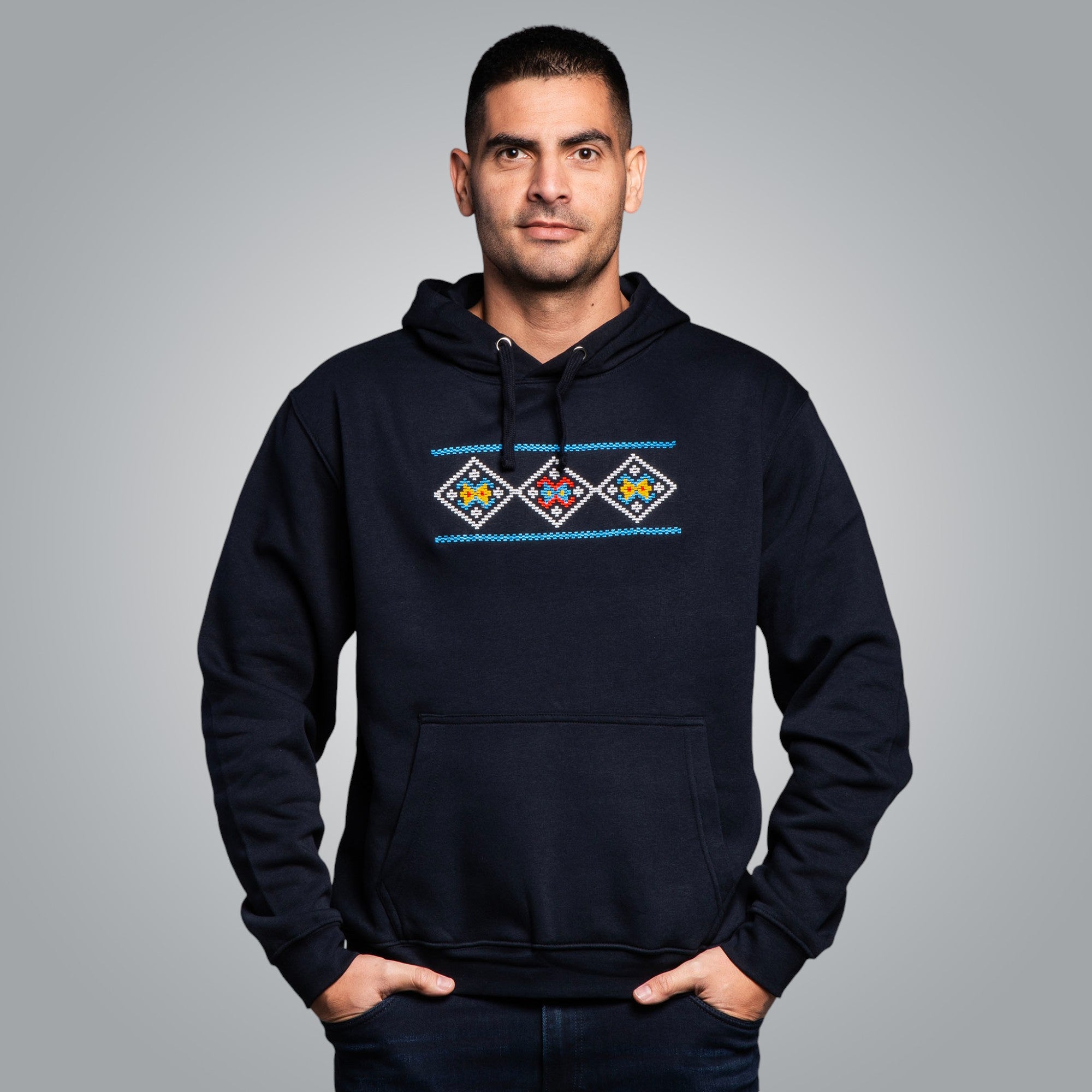 Мъжка блуза с качулка "Народ"